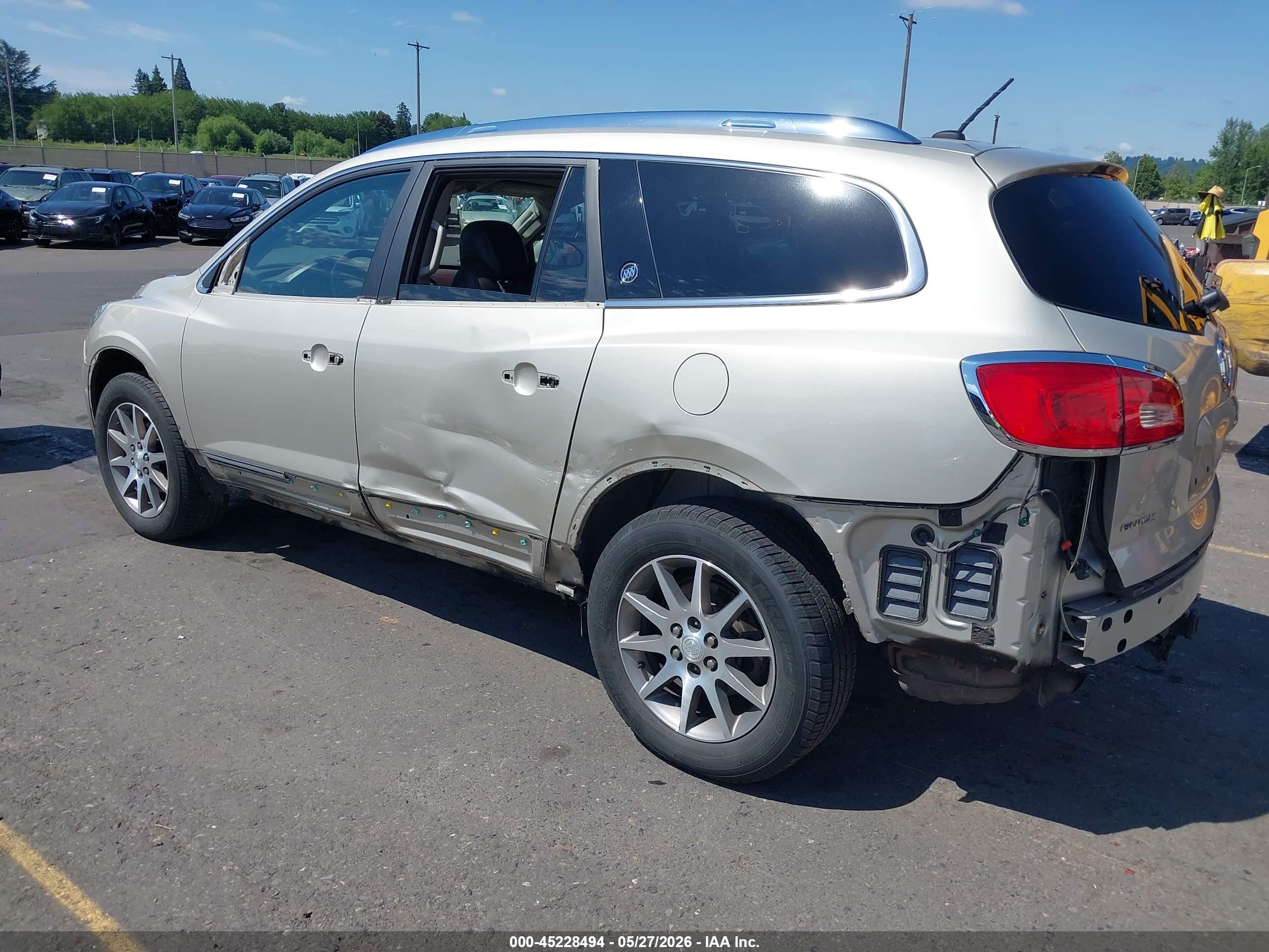 2014 Buick Enclave Leather Champagne vin: 5GAKVBKD5EJ224034