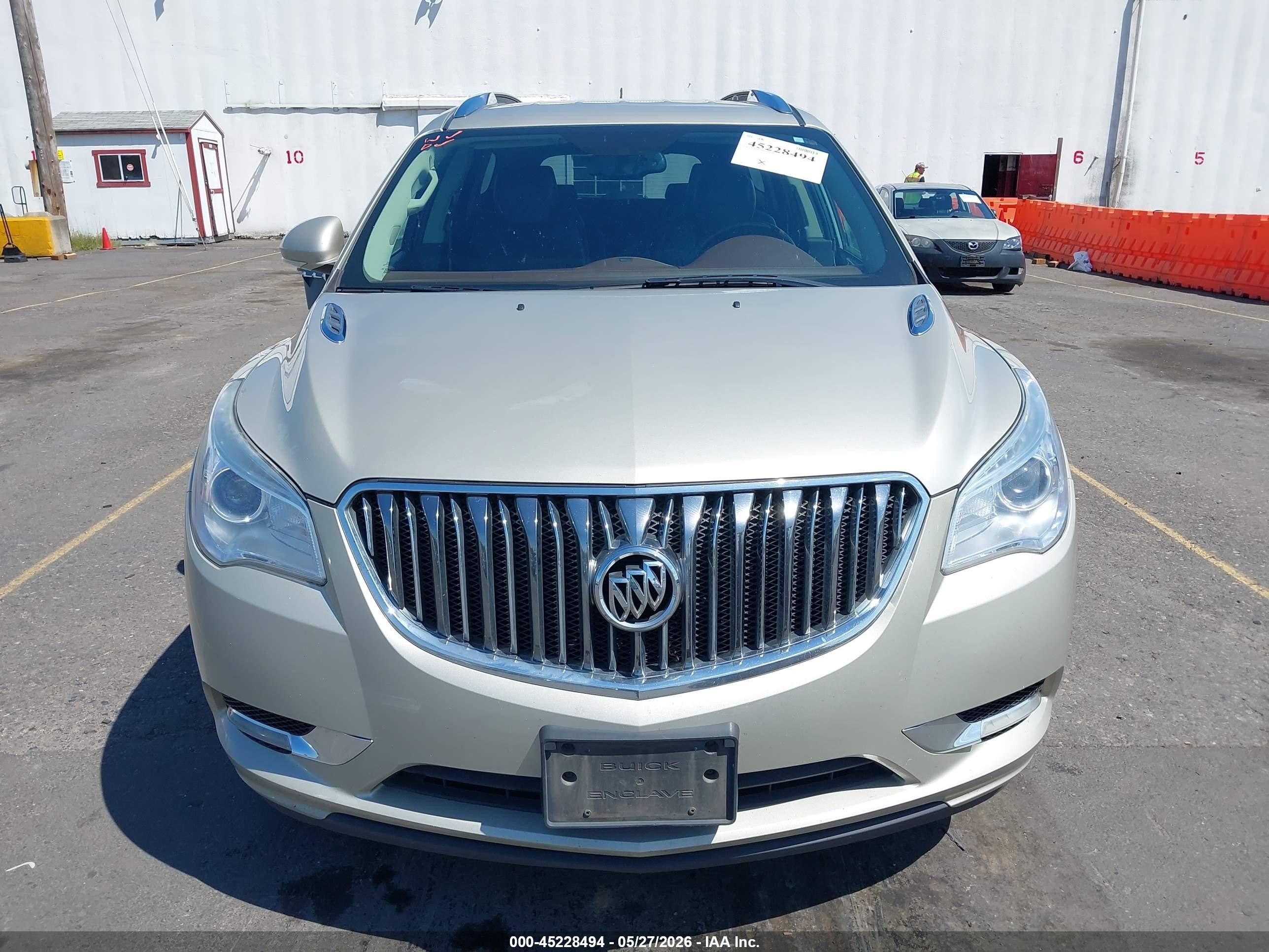 2014 Buick Enclave Leather Champagne vin: 5GAKVBKD5EJ224034