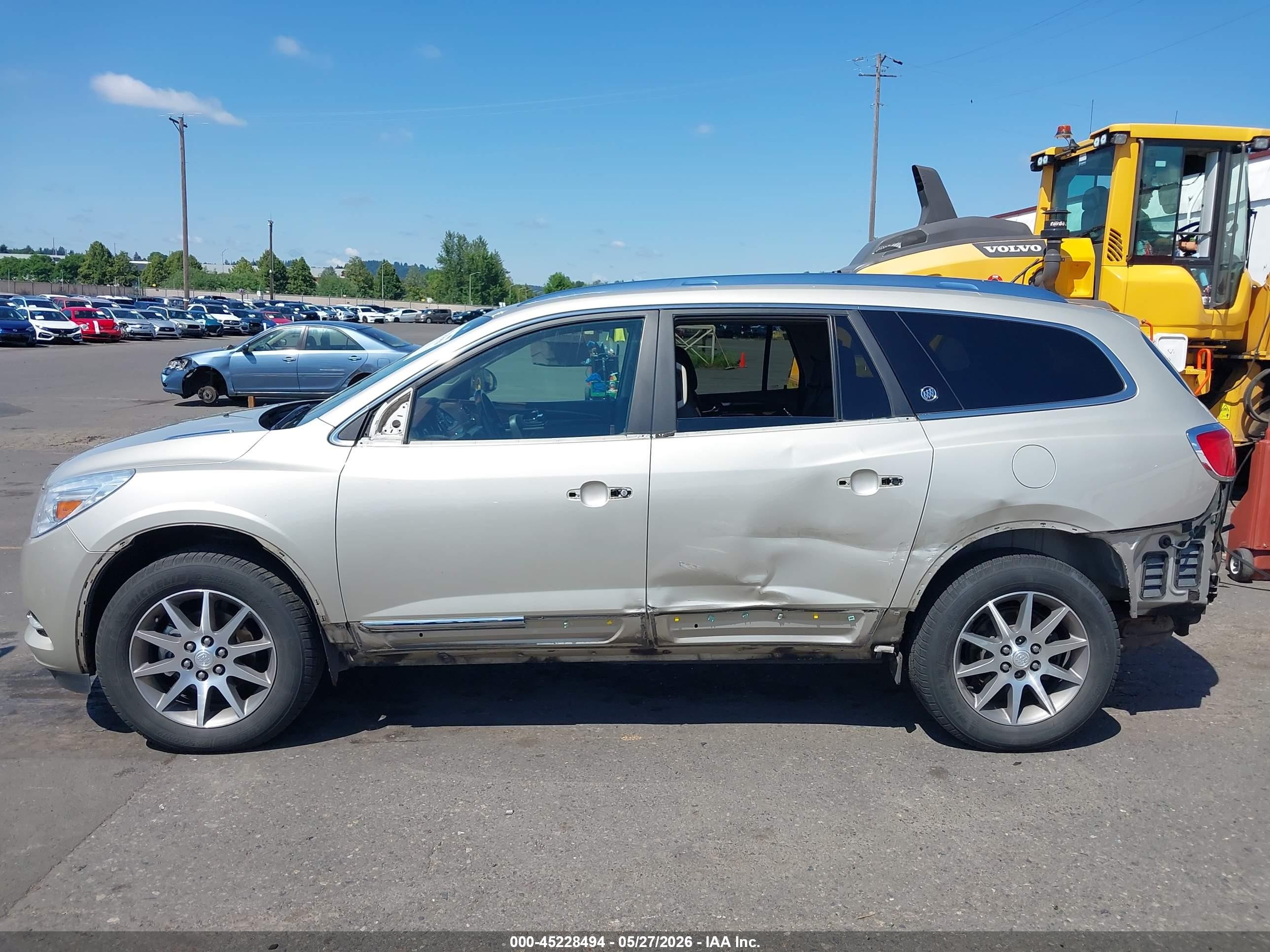 2014 Buick Enclave Leather Champagne vin: 5GAKVBKD5EJ224034