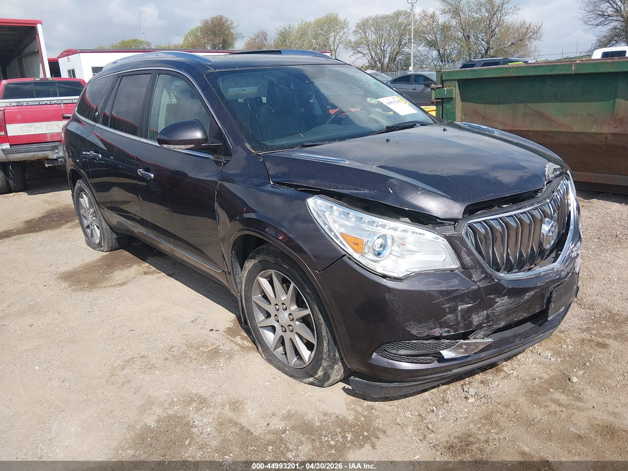 2014 Buick Enclave Leather Gray vin: 5GAKVBKD5EJ250424