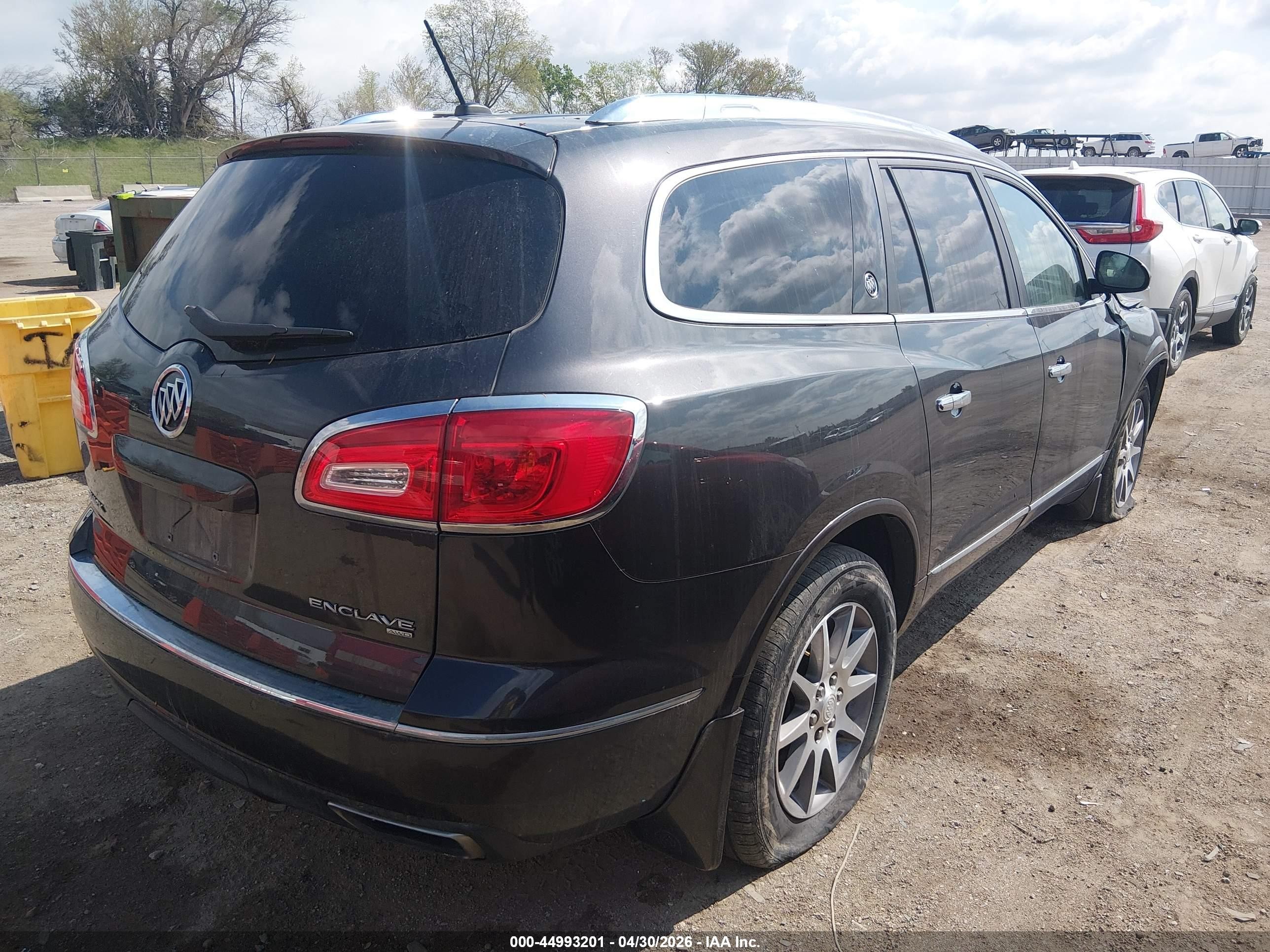 2014 Buick Enclave Leather Gray vin: 5GAKVBKD5EJ250424