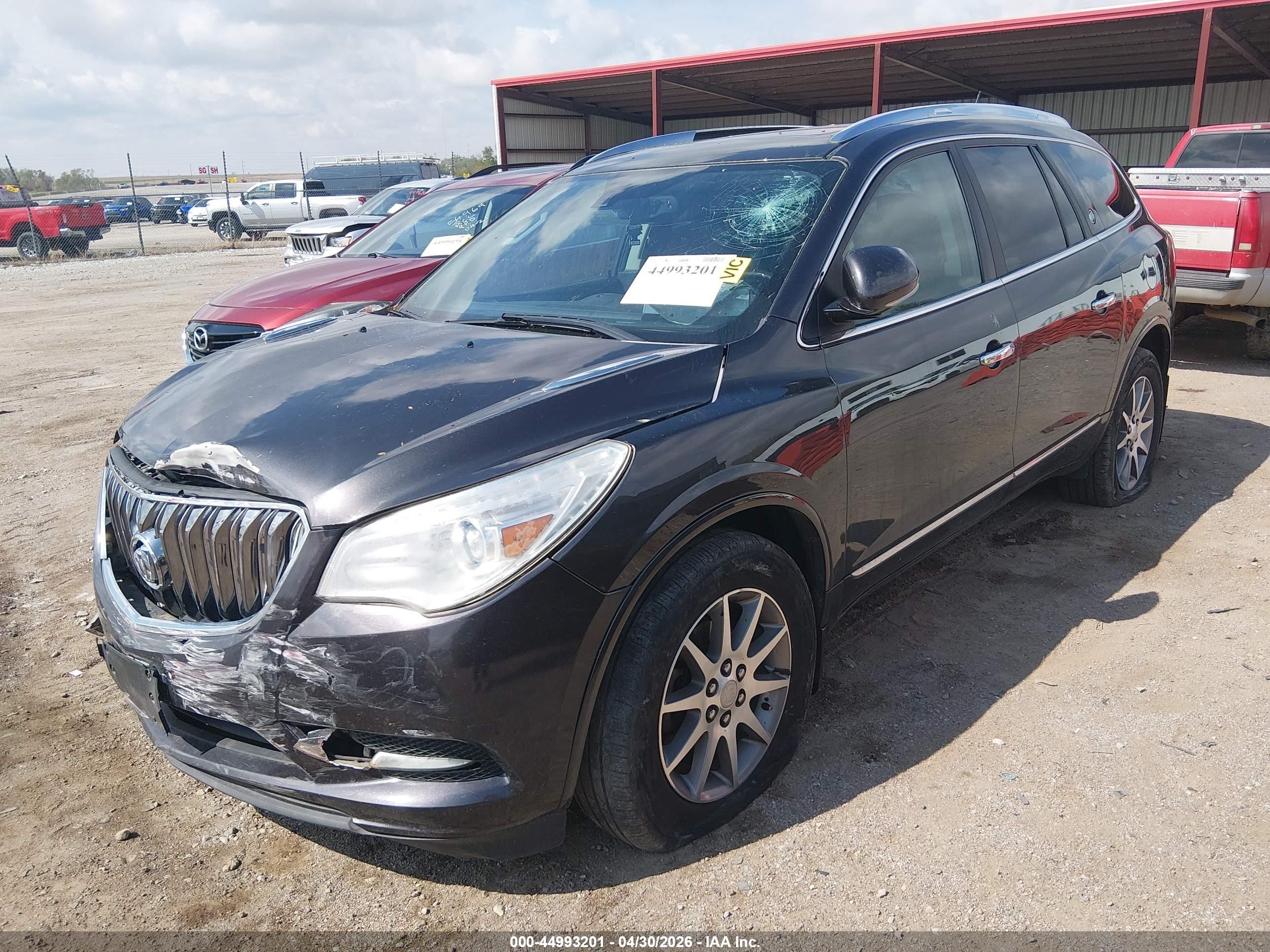 2014 Buick Enclave Leather Gray vin: 5GAKVBKD5EJ250424