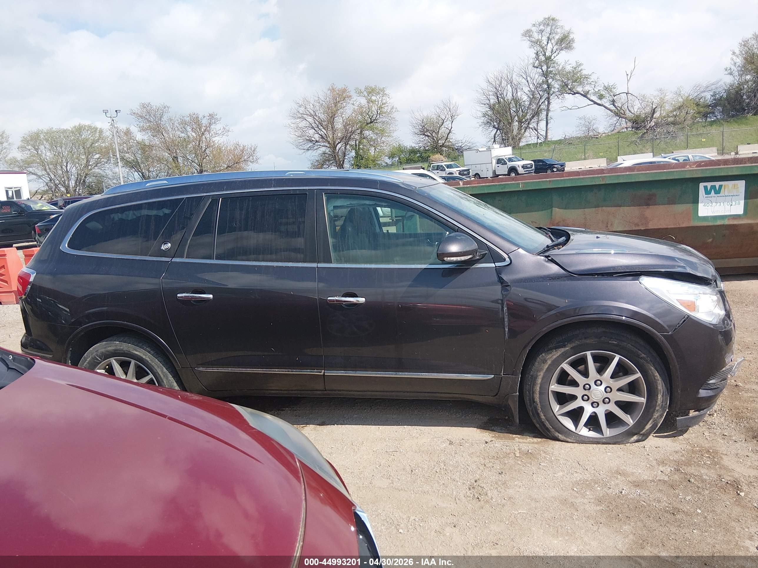 2014 Buick Enclave Leather Gray vin: 5GAKVBKD5EJ250424
