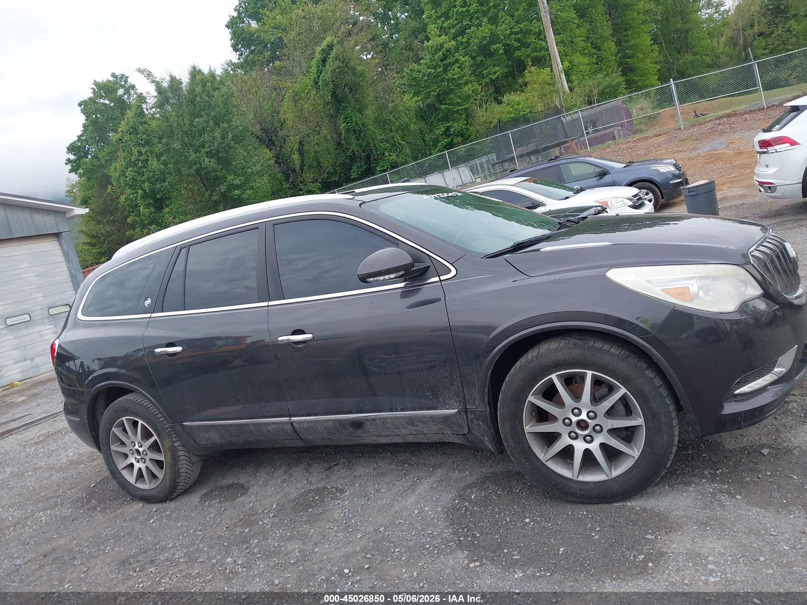 2014 Buick Enclave Leather Black vin: 5GAKVBKD5EJ251895