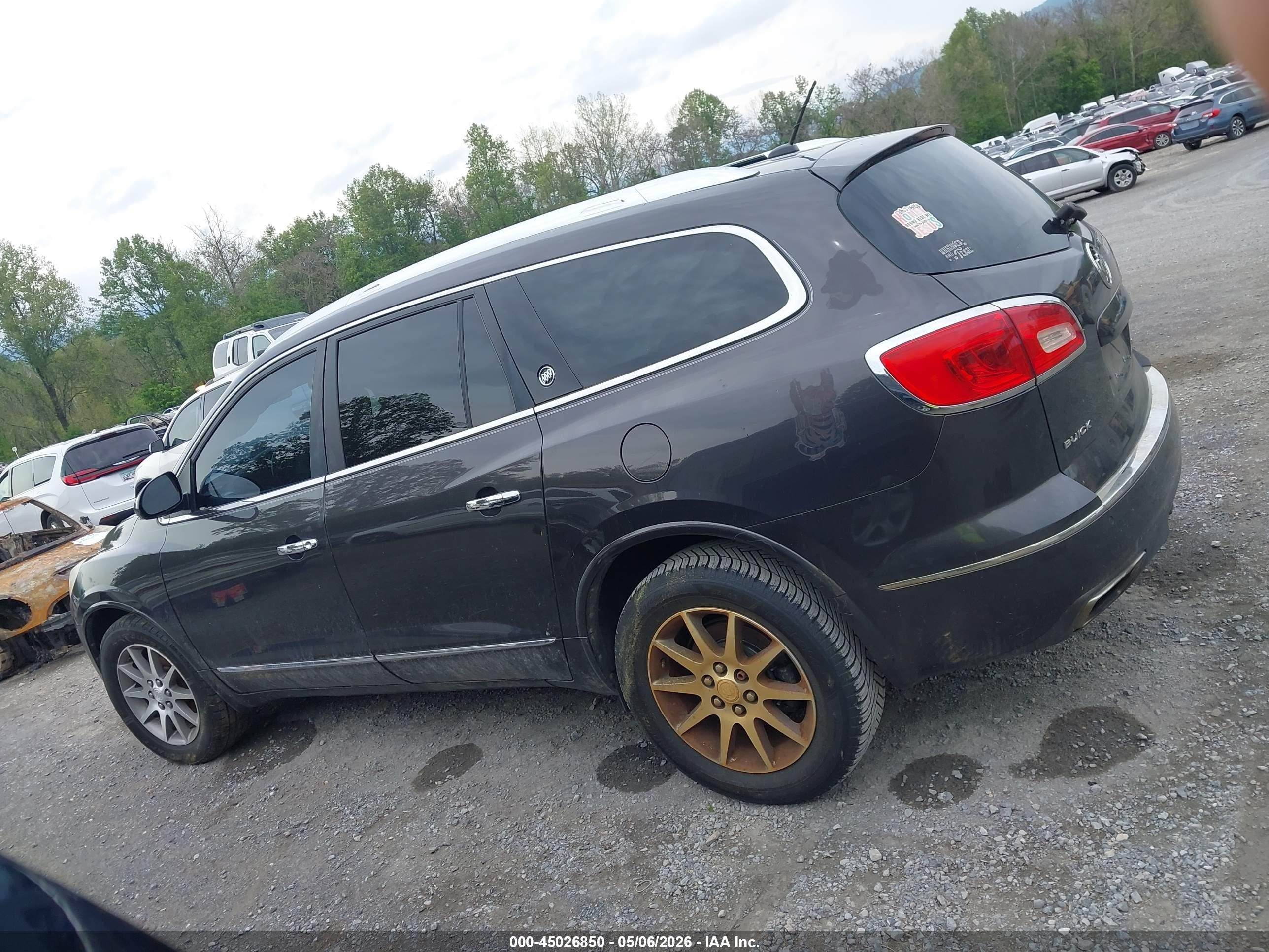 2014 Buick Enclave Leather Black vin: 5GAKVBKD5EJ251895