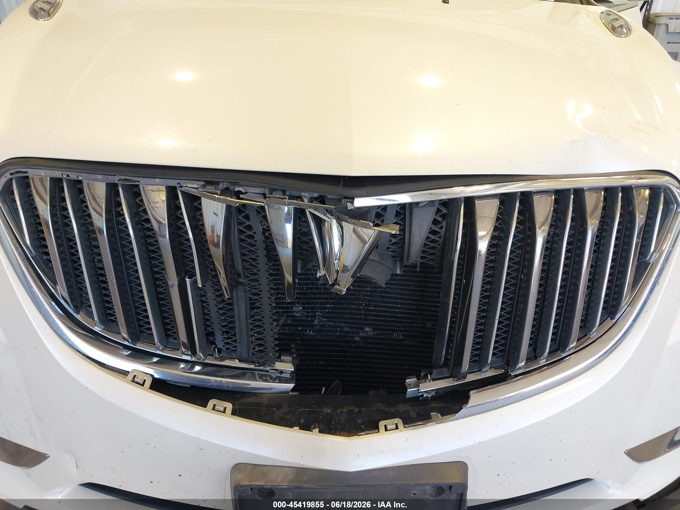 2014 Buick Enclave Leather White vin: 5GAKVBKD5EJ262959