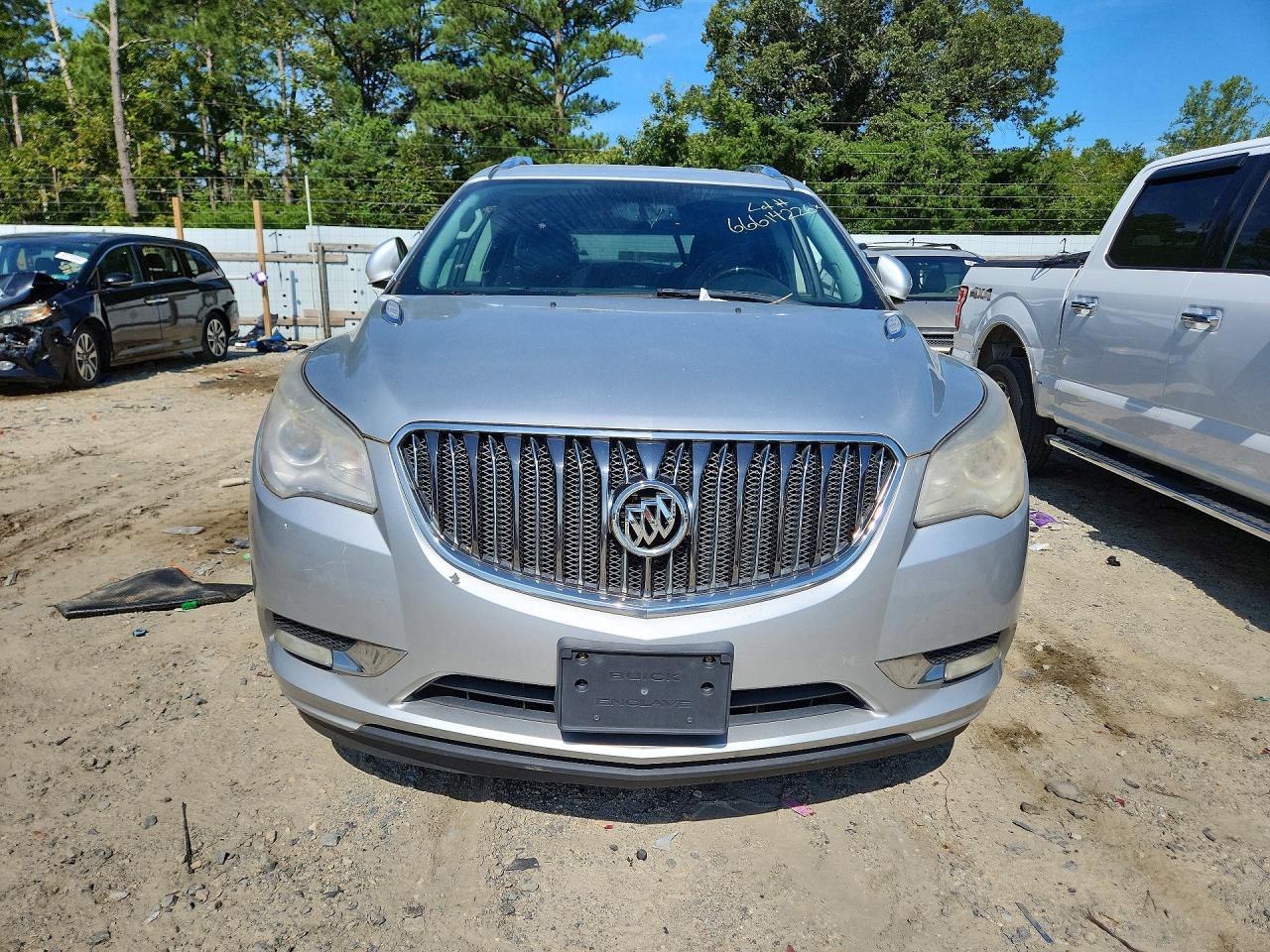 2014 Buick Enclave Серебряный vin: 5GAKVBKD5EJ325543