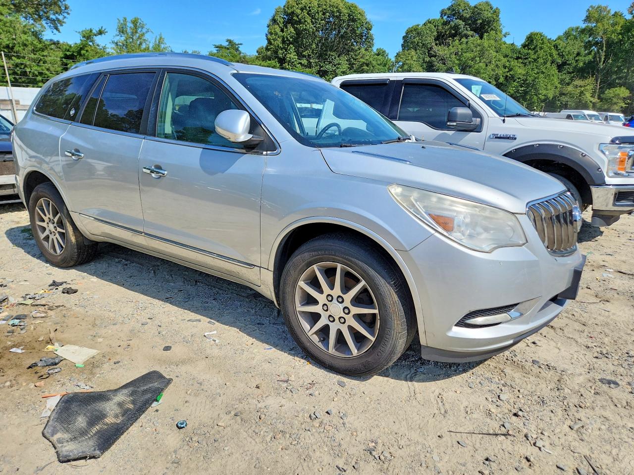 2014 Buick Enclave Серебряный vin: 5GAKVBKD5EJ325543