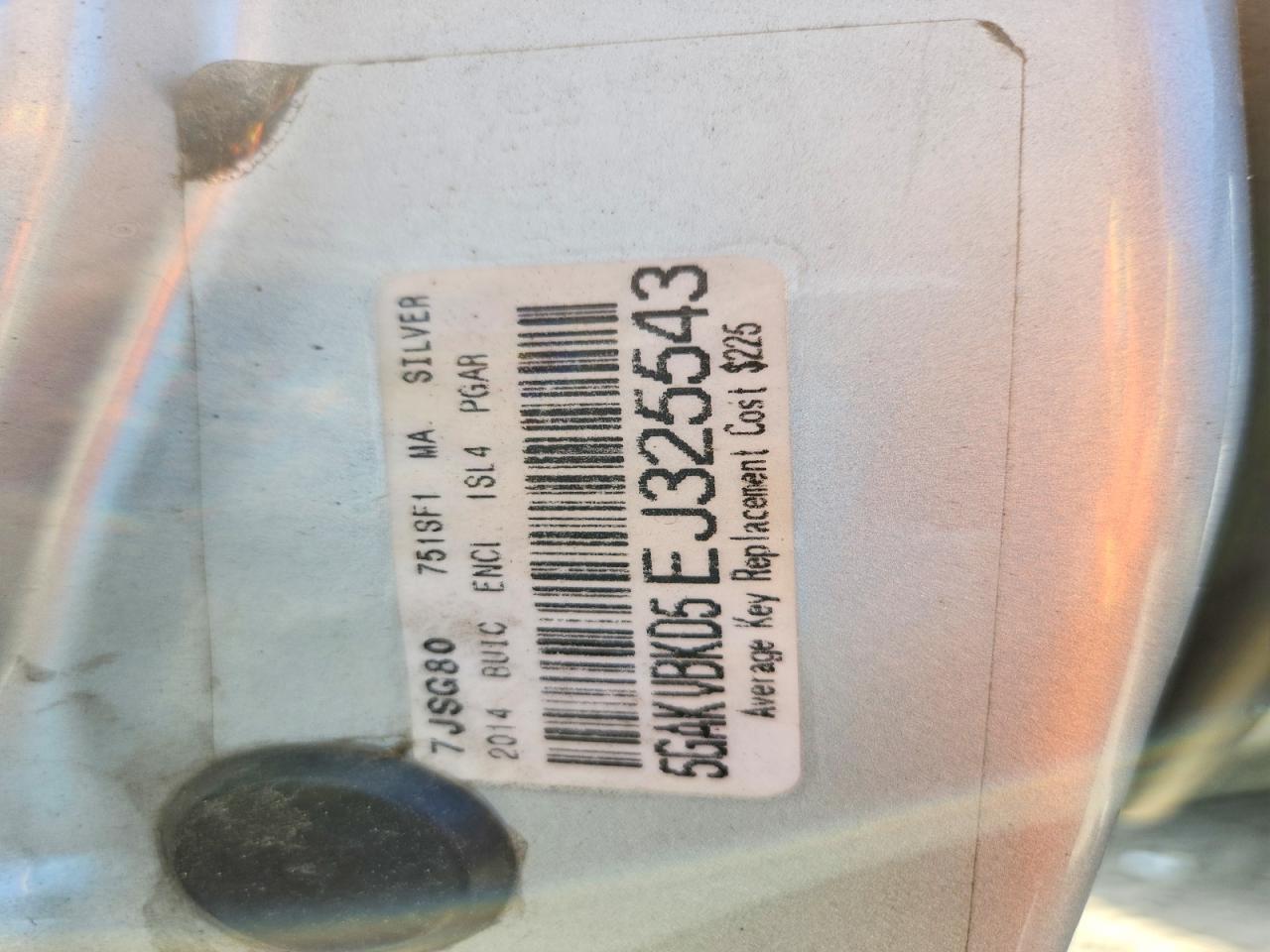 2014 Buick Enclave Серебряный vin: 5GAKVBKD5EJ325543