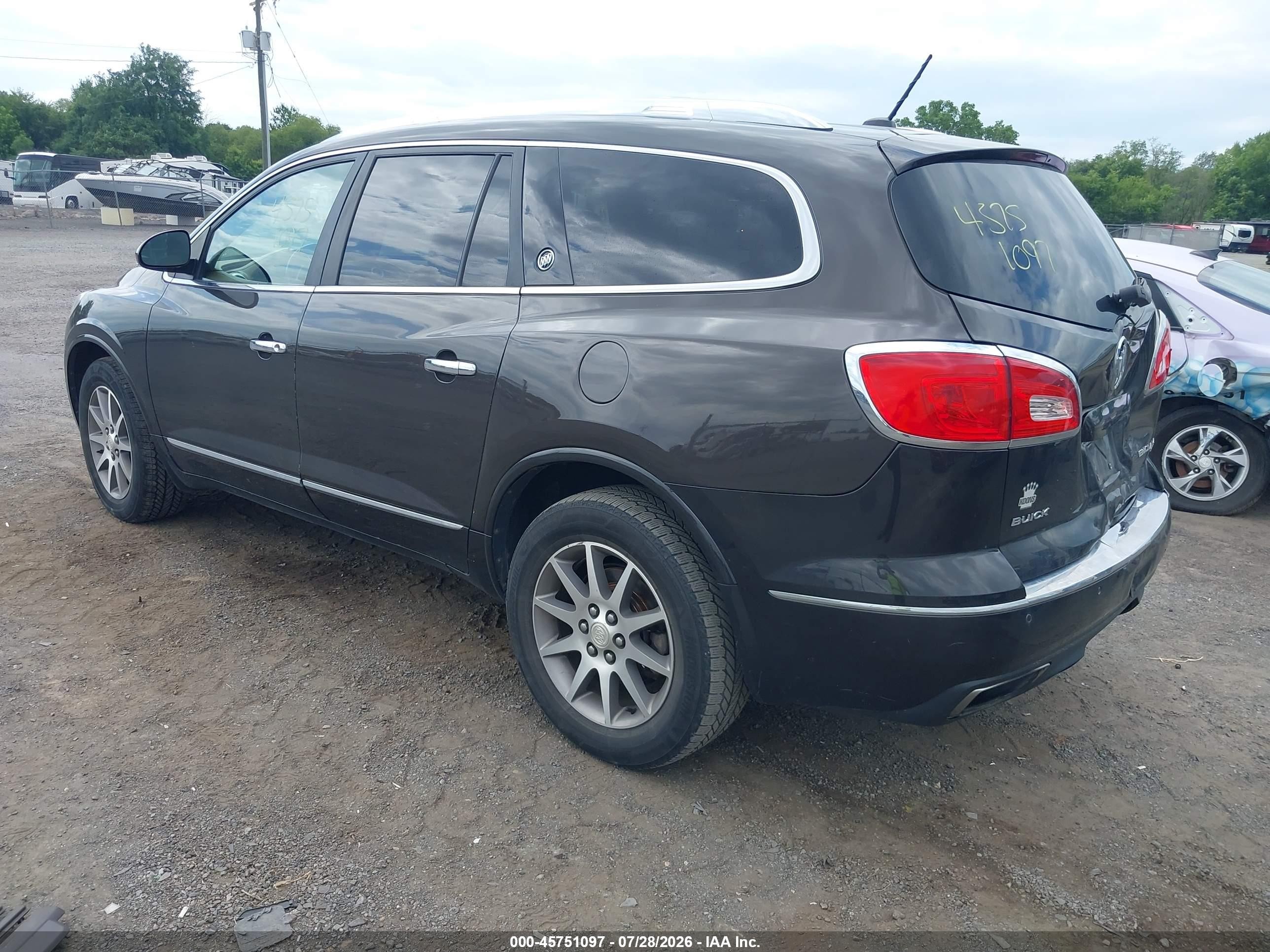 2014 Buick Enclave Leather Gray vin: 5GAKVBKD5EJ344514