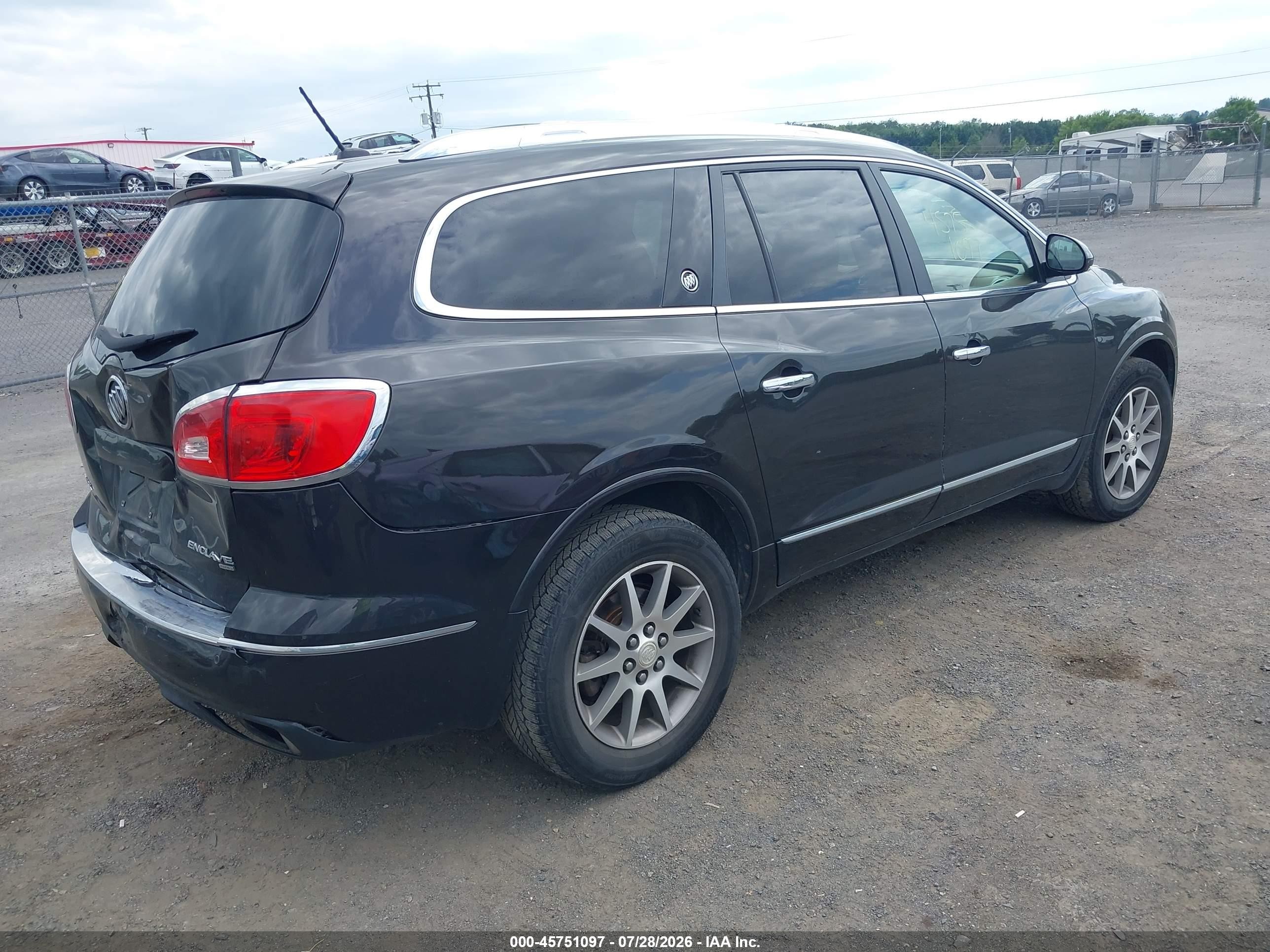 2014 Buick Enclave Leather Gray vin: 5GAKVBKD5EJ344514