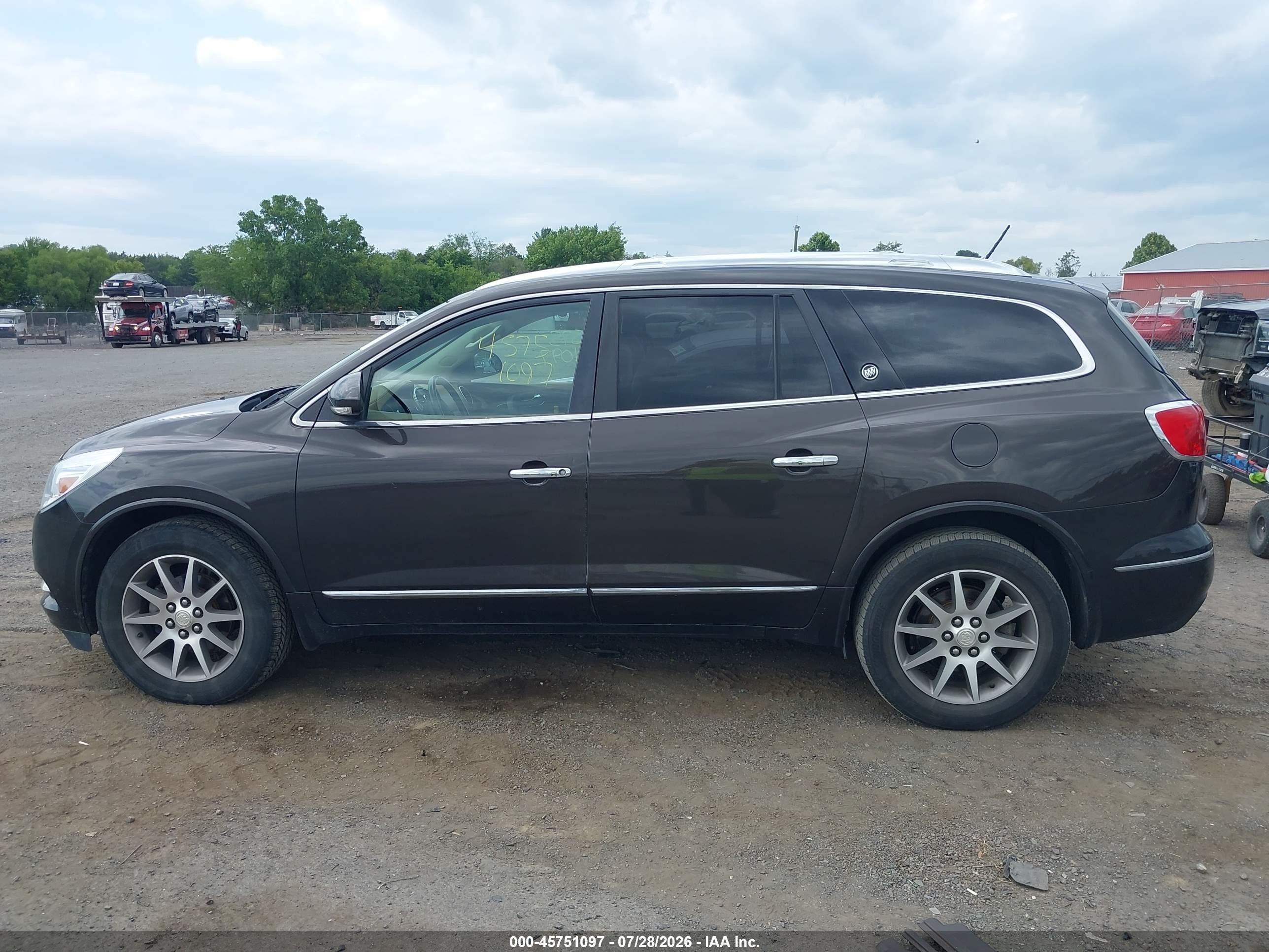 2014 Buick Enclave Leather Gray vin: 5GAKVBKD5EJ344514