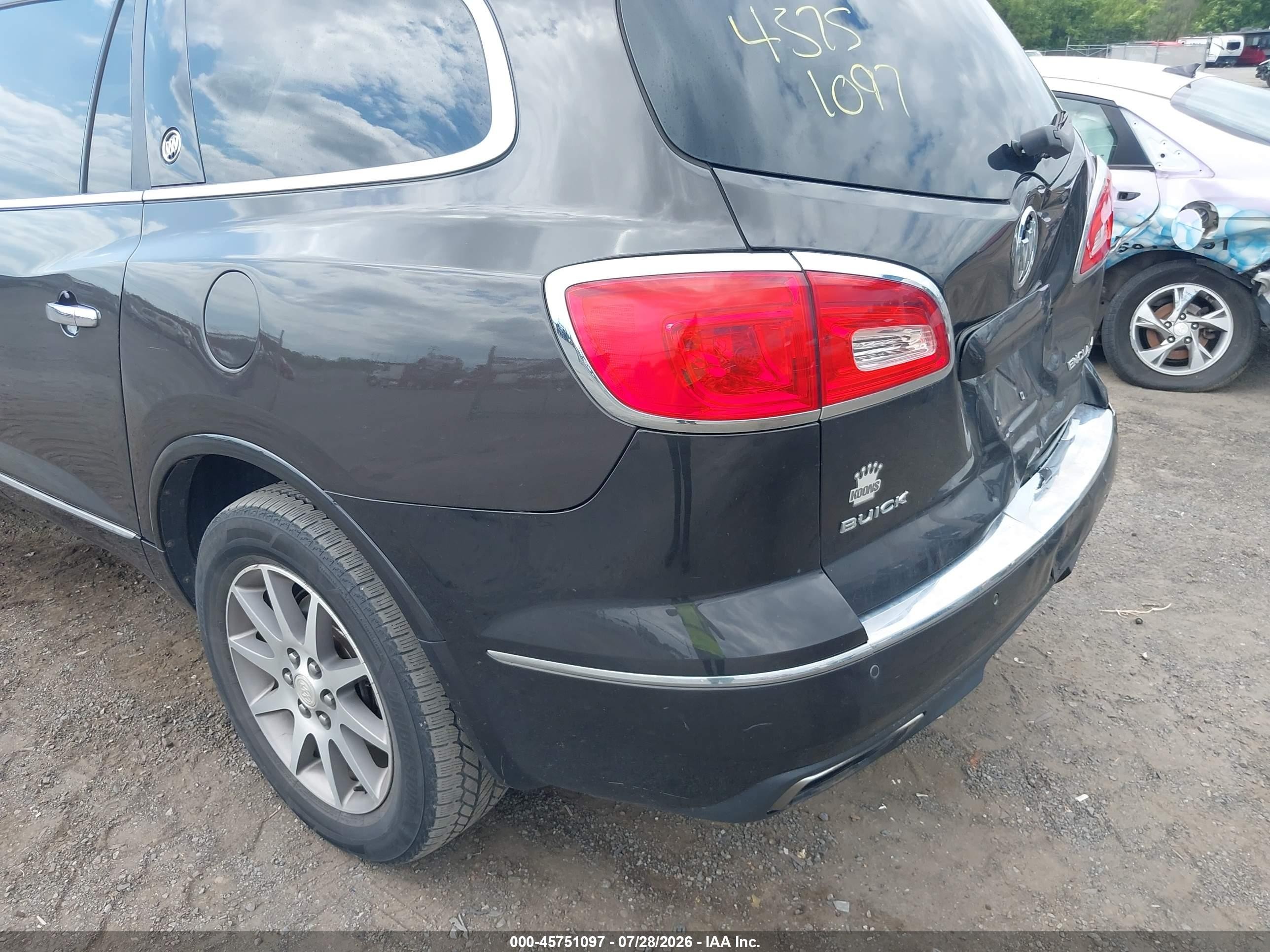 2014 Buick Enclave Leather Gray vin: 5GAKVBKD5EJ344514