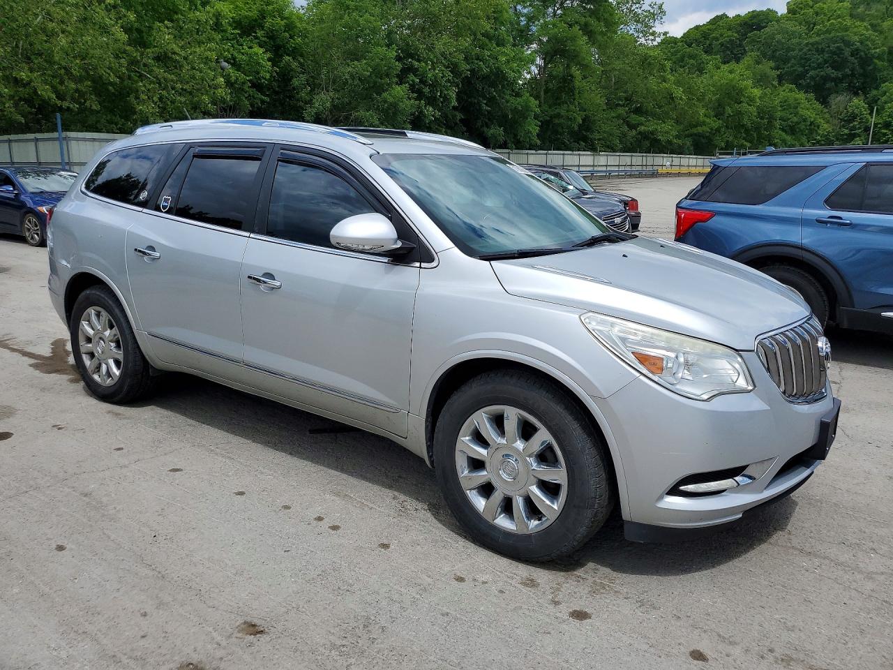 2014 Buick Enclave Silver vin: 5GAKVBKD5EJ378064