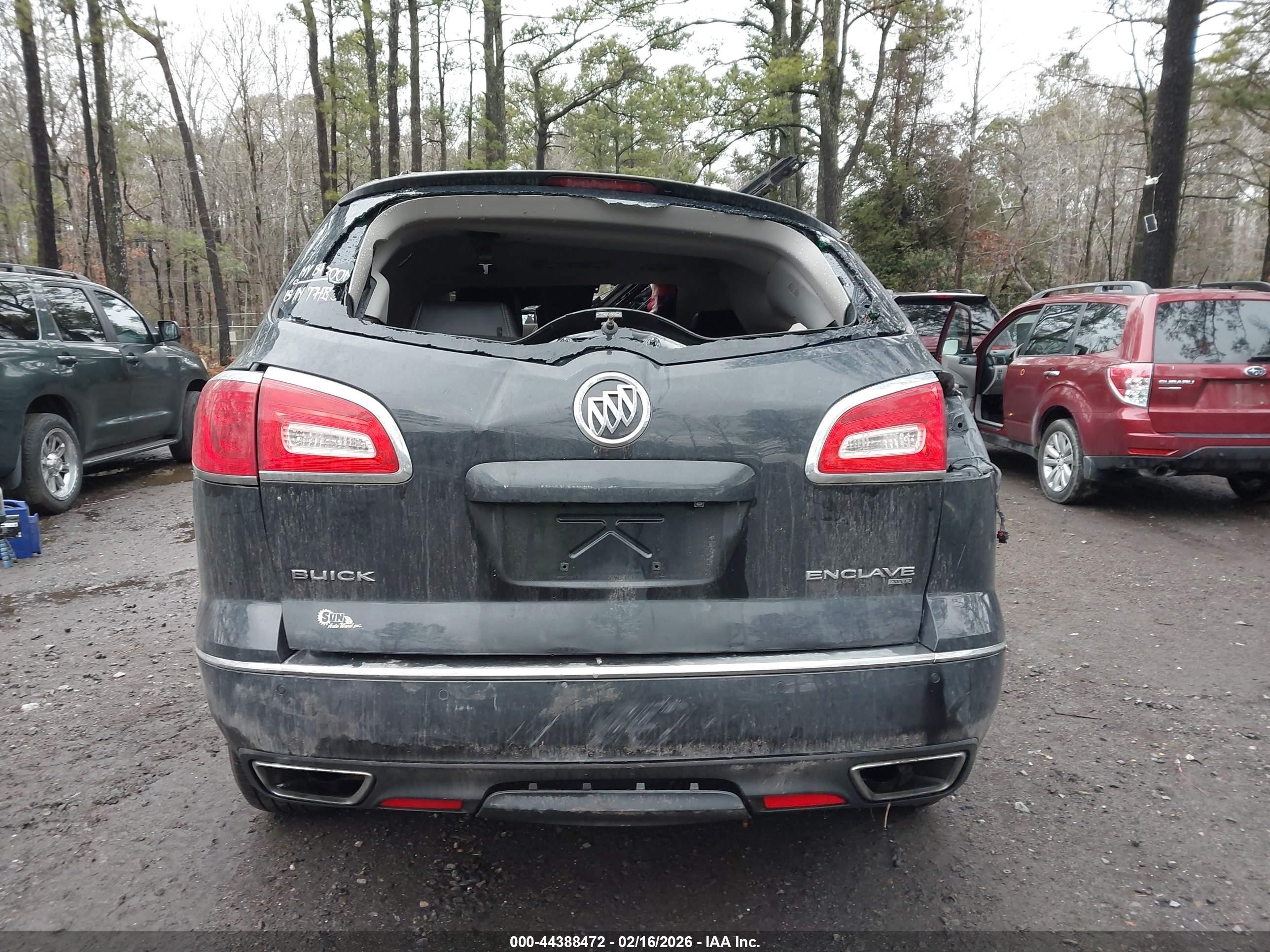 2015 Buick Enclave Leather Gray vin: 5GAKVBKD5FJ109273