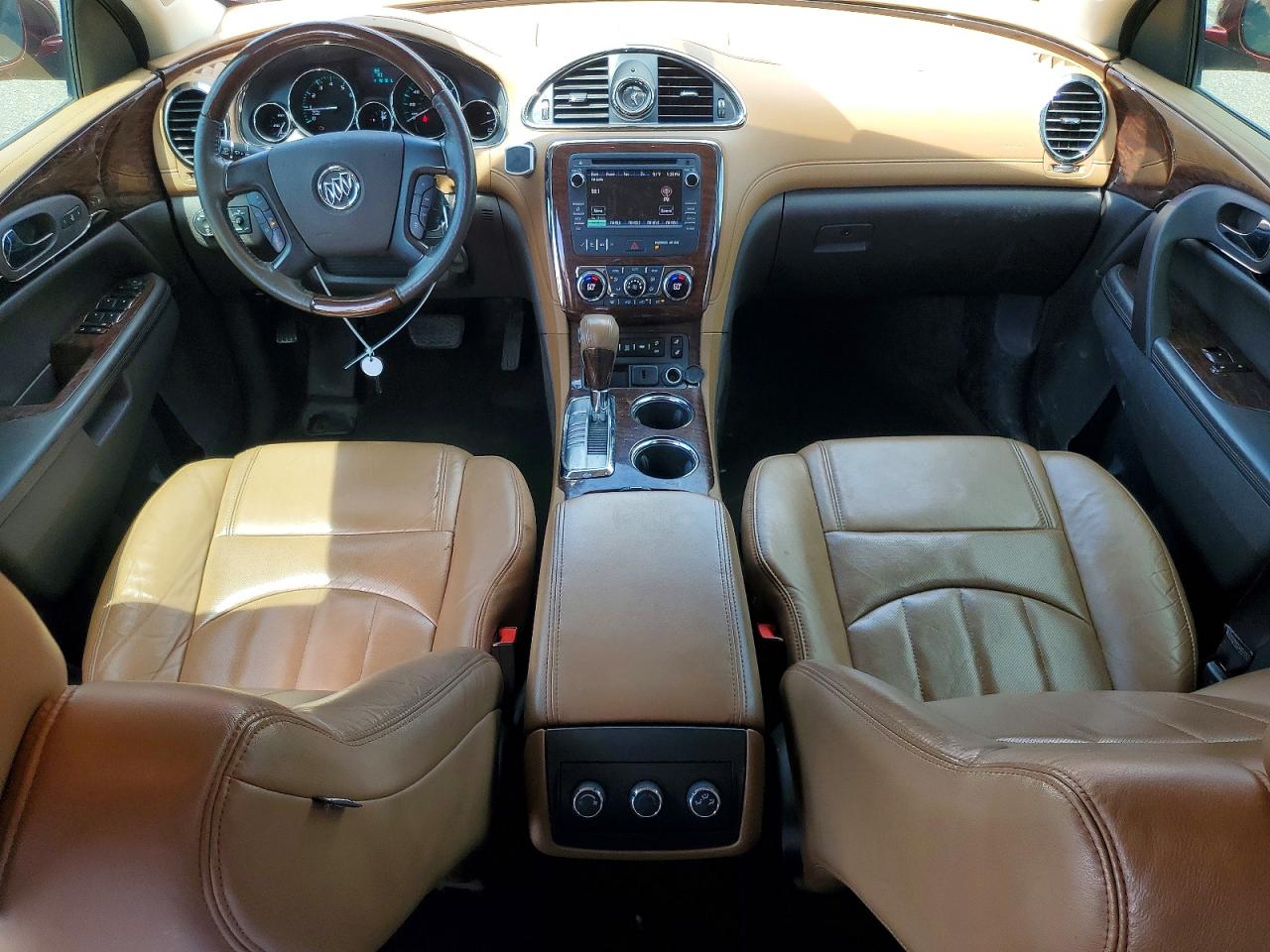 2015 Buick Enclave Red vin: 5GAKVBKD5FJ177072