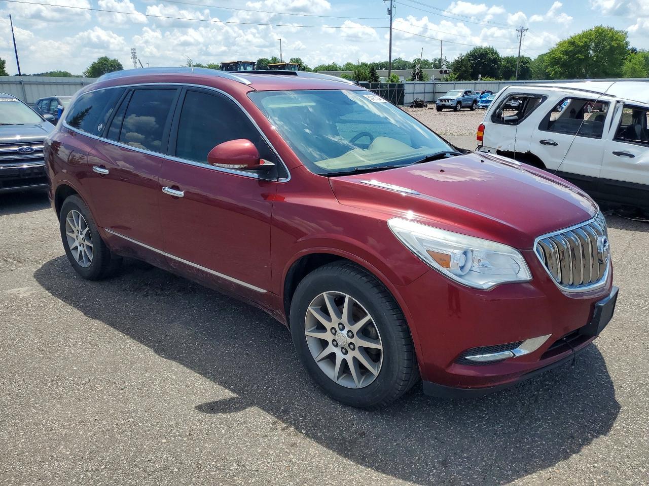 2015 Buick Enclave Red vin: 5GAKVBKD5FJ177072