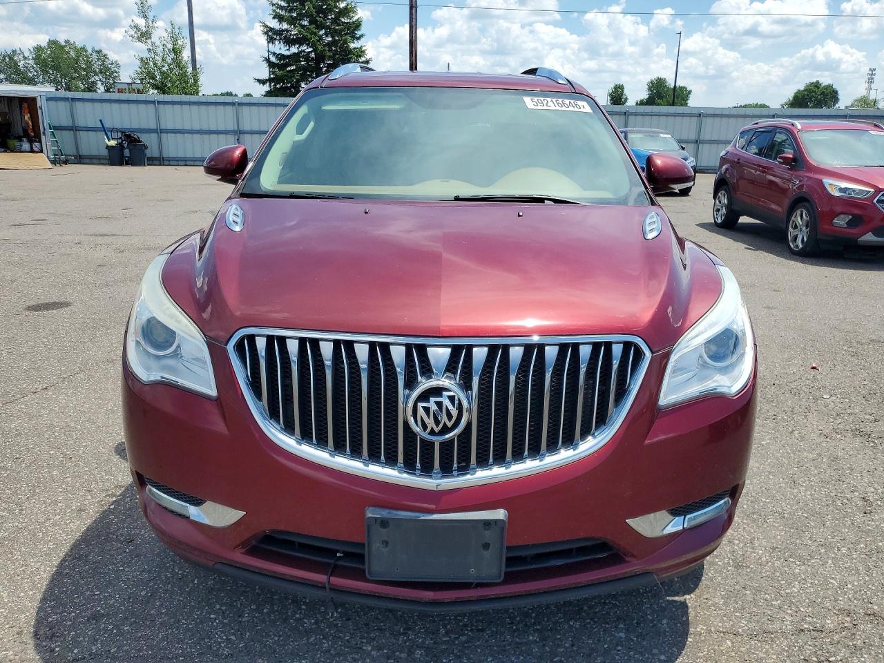 2015 Buick Enclave Red vin: 5GAKVBKD5FJ177072