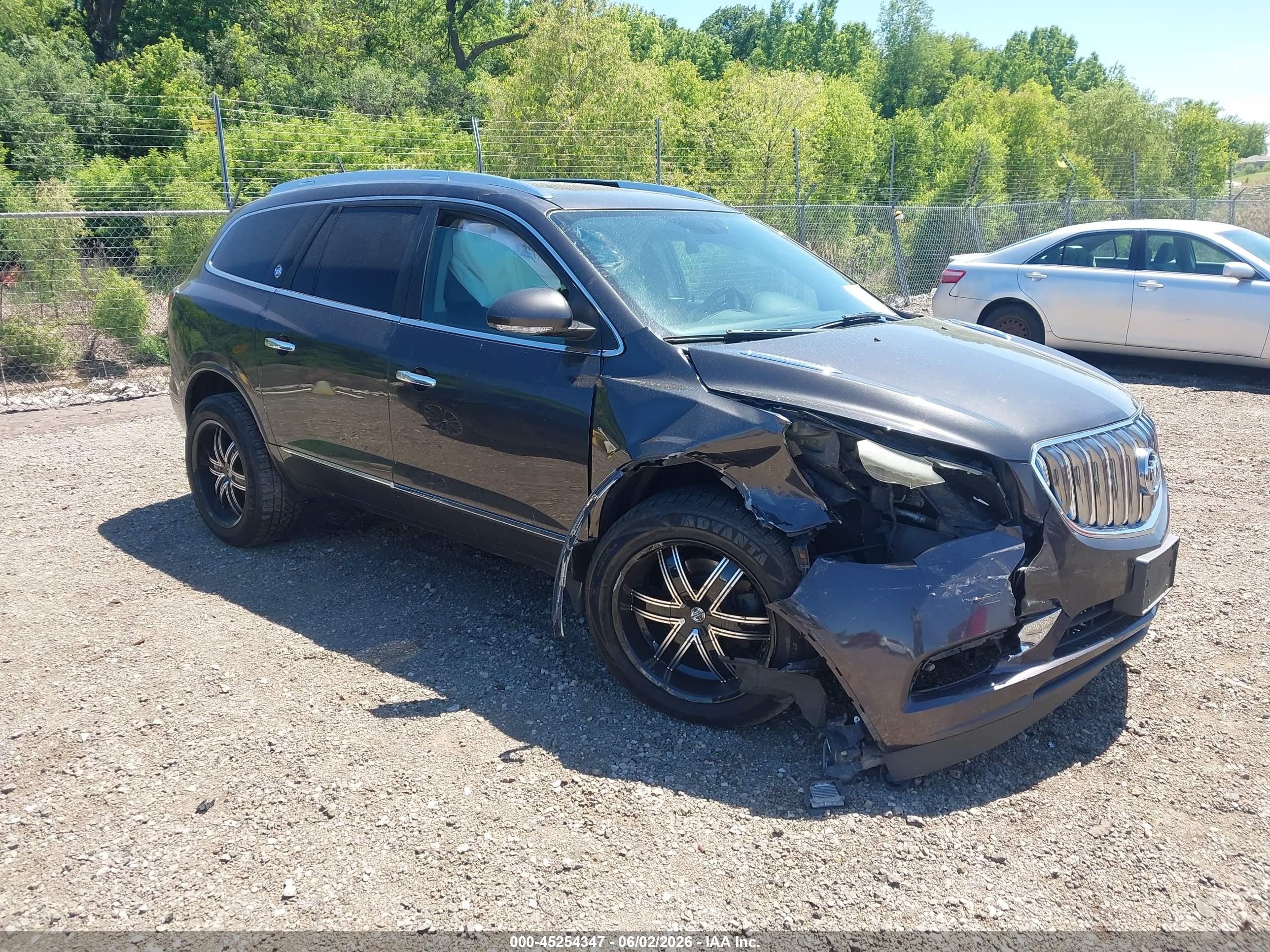 2015 Buick Enclave Leather Gray vin: 5GAKVBKD5FJ382181