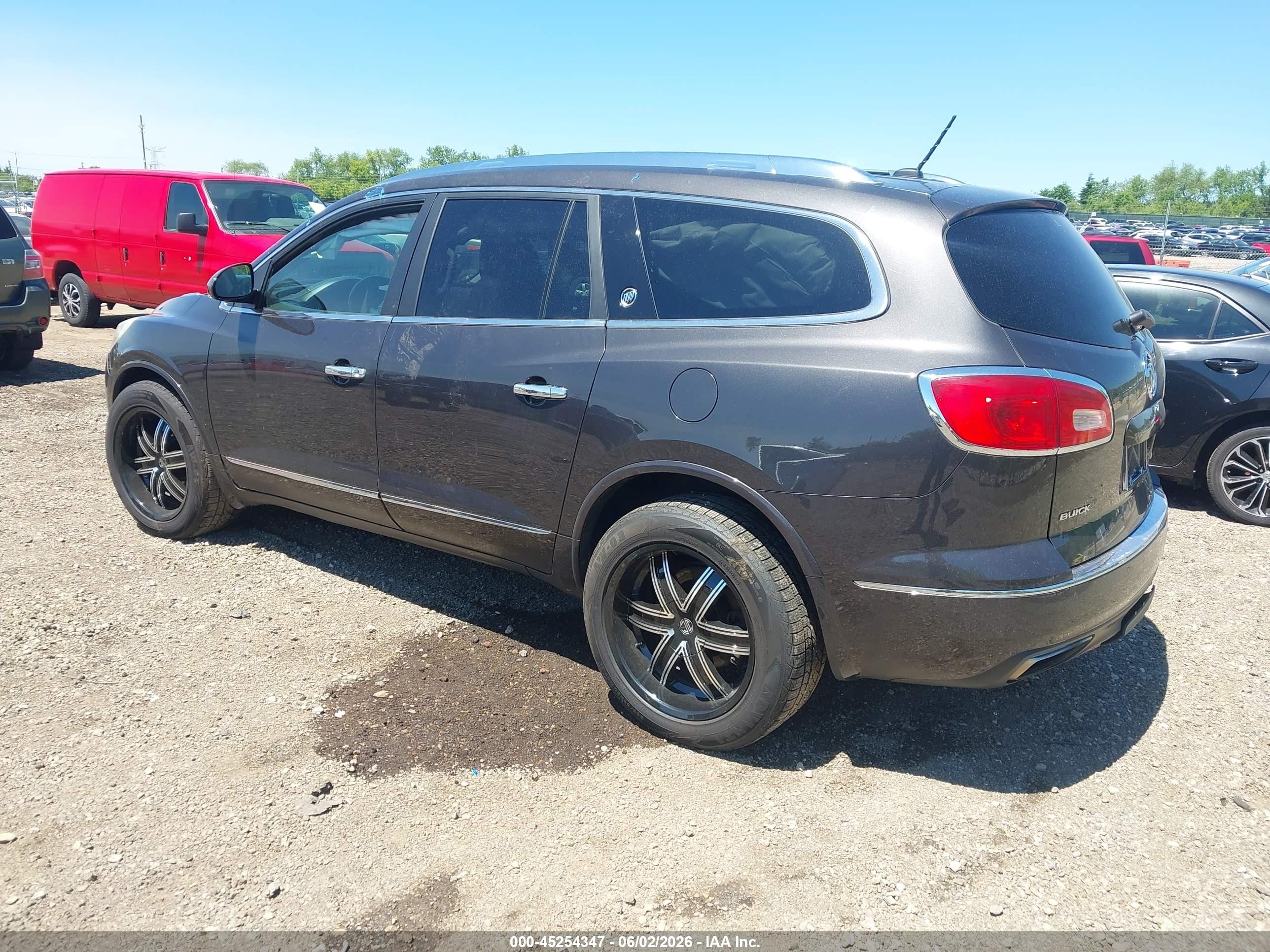 2015 Buick Enclave Leather Серый vin: 5GAKVBKD5FJ382181