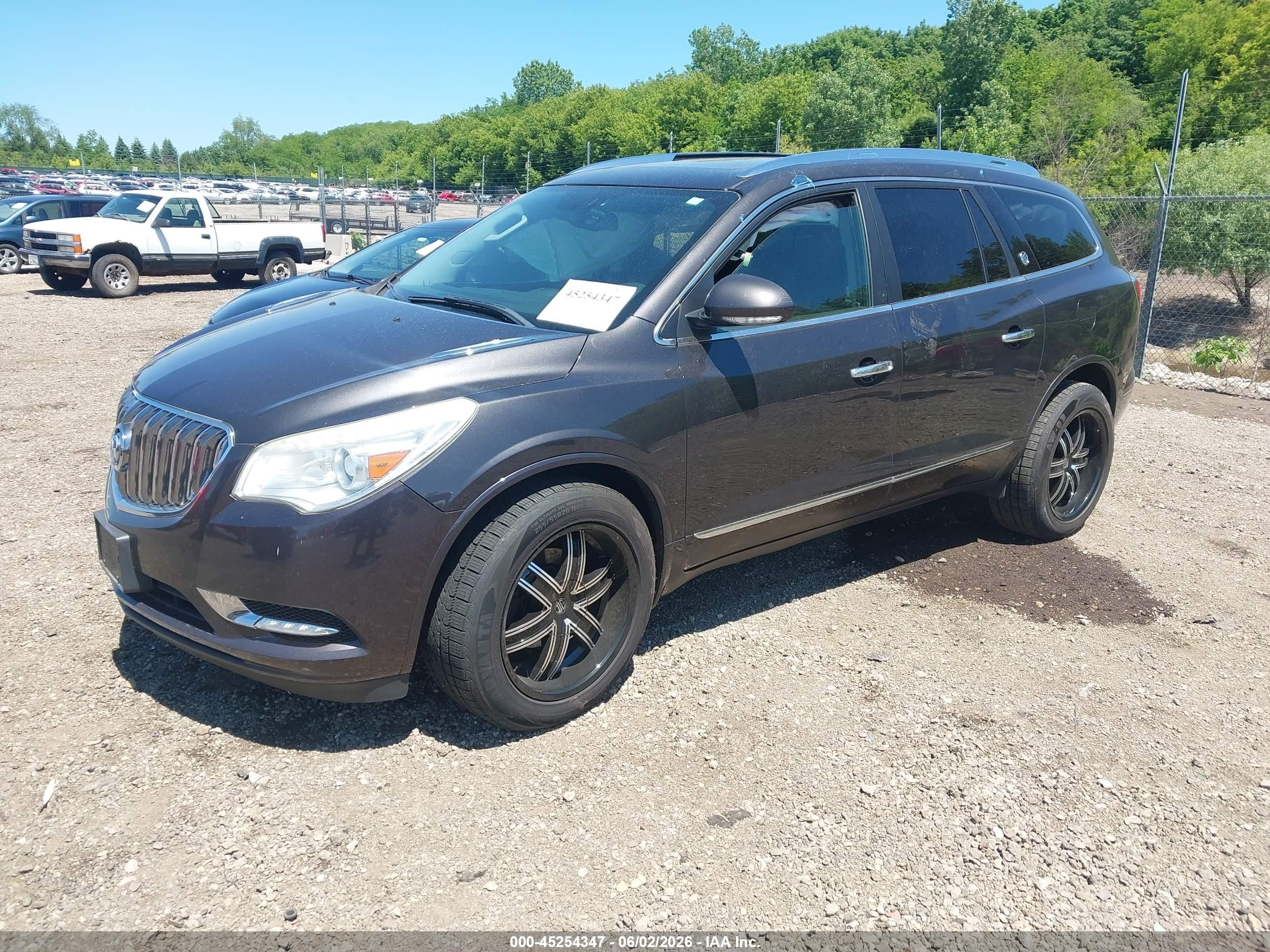 2015 Buick Enclave Leather Серый vin: 5GAKVBKD5FJ382181
