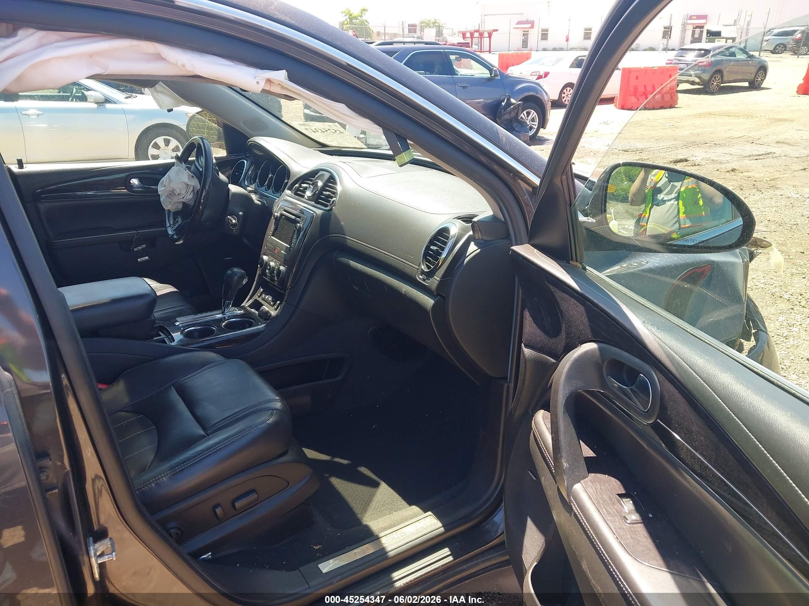 2015 Buick Enclave Leather Серый vin: 5GAKVBKD5FJ382181