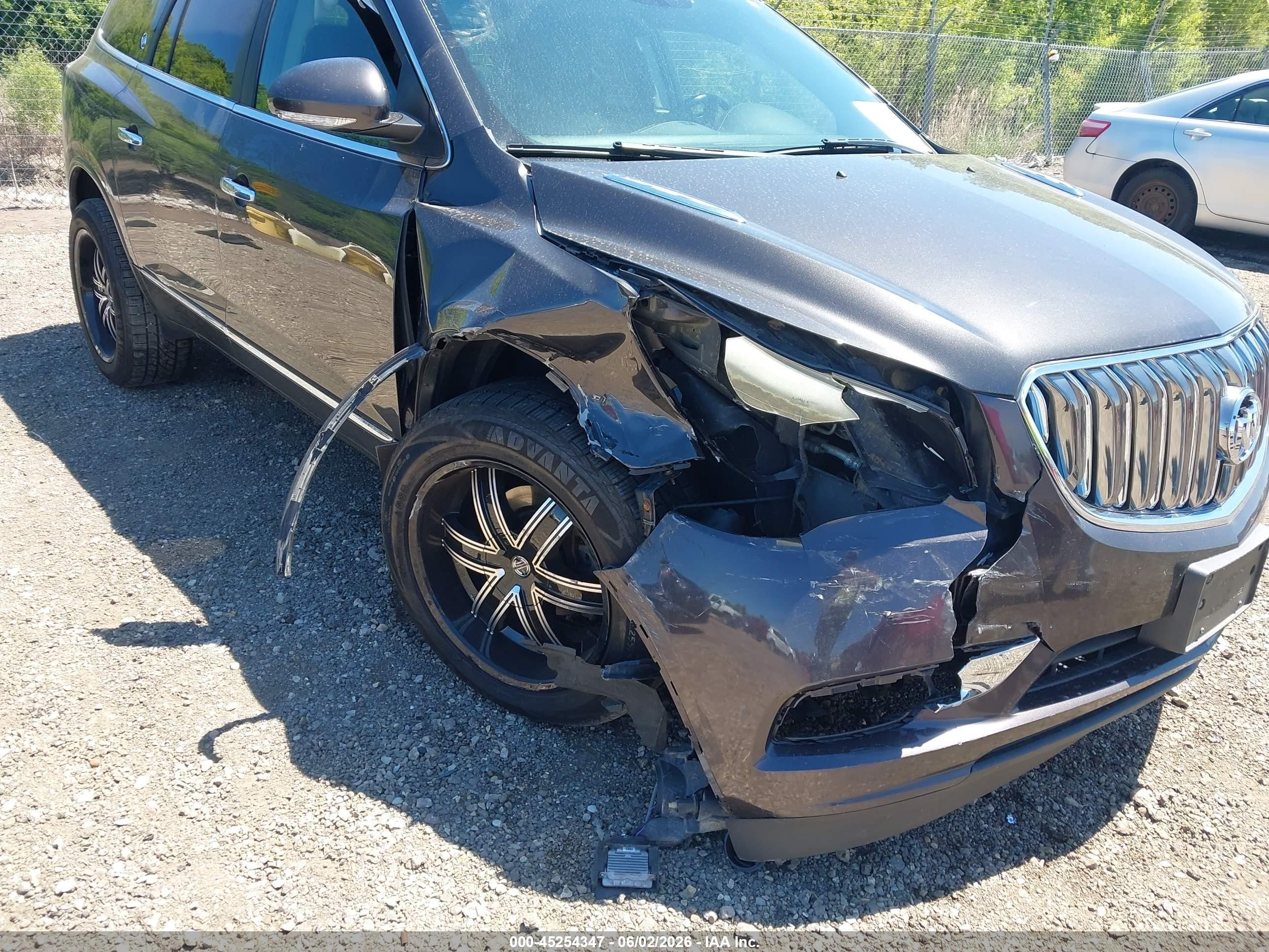 2015 Buick Enclave Leather Серый vin: 5GAKVBKD5FJ382181