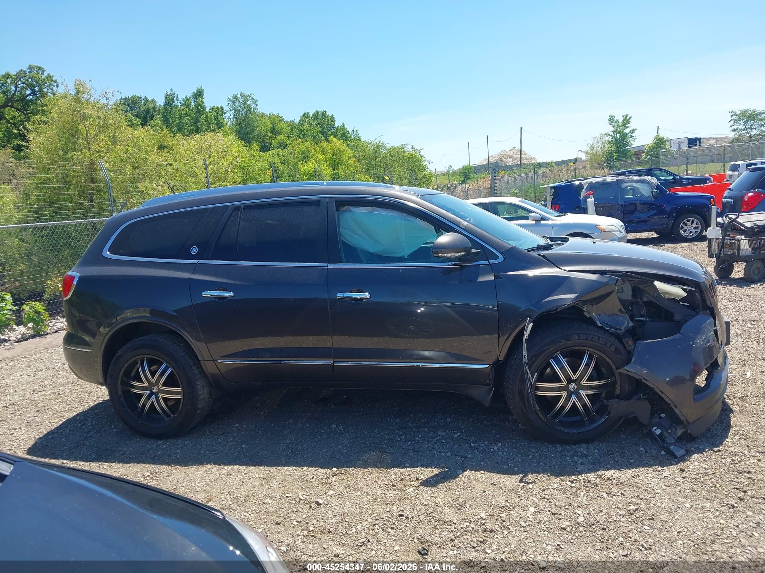 2015 Buick Enclave Leather Серый vin: 5GAKVBKD5FJ382181