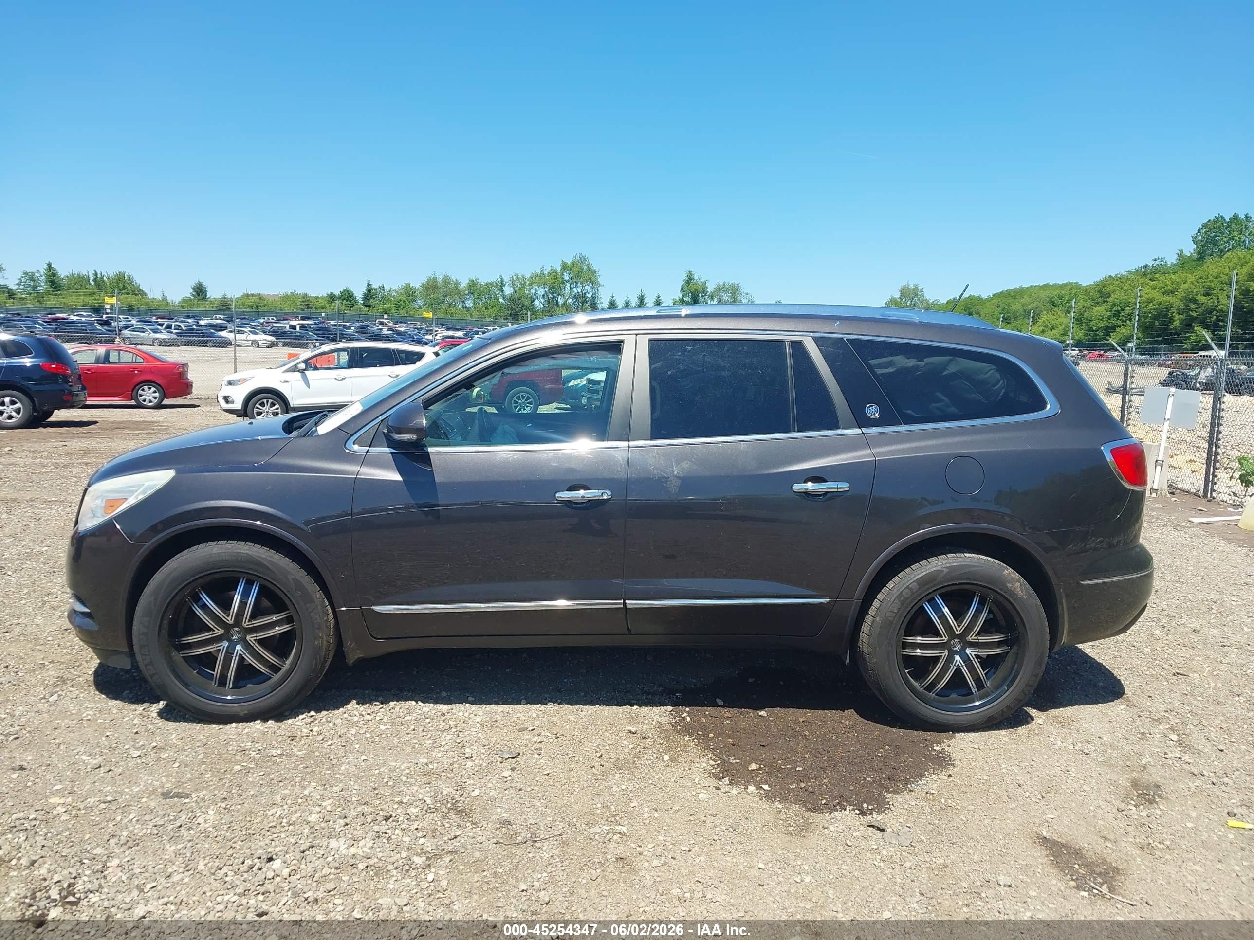 2015 Buick Enclave Leather Серый vin: 5GAKVBKD5FJ382181