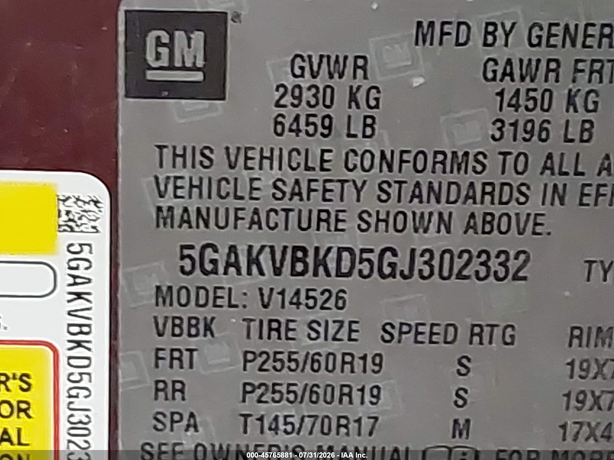2016 Buick Enclave Leather Maroon vin: 5GAKVBKD5GJ302332