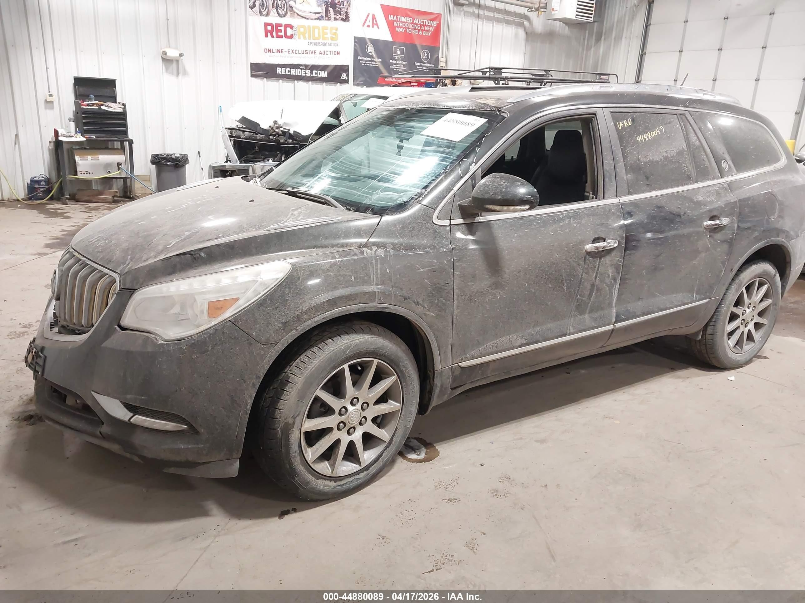 2014 Buick Enclave Leather Black vin: 5GAKVBKD6EJ147352