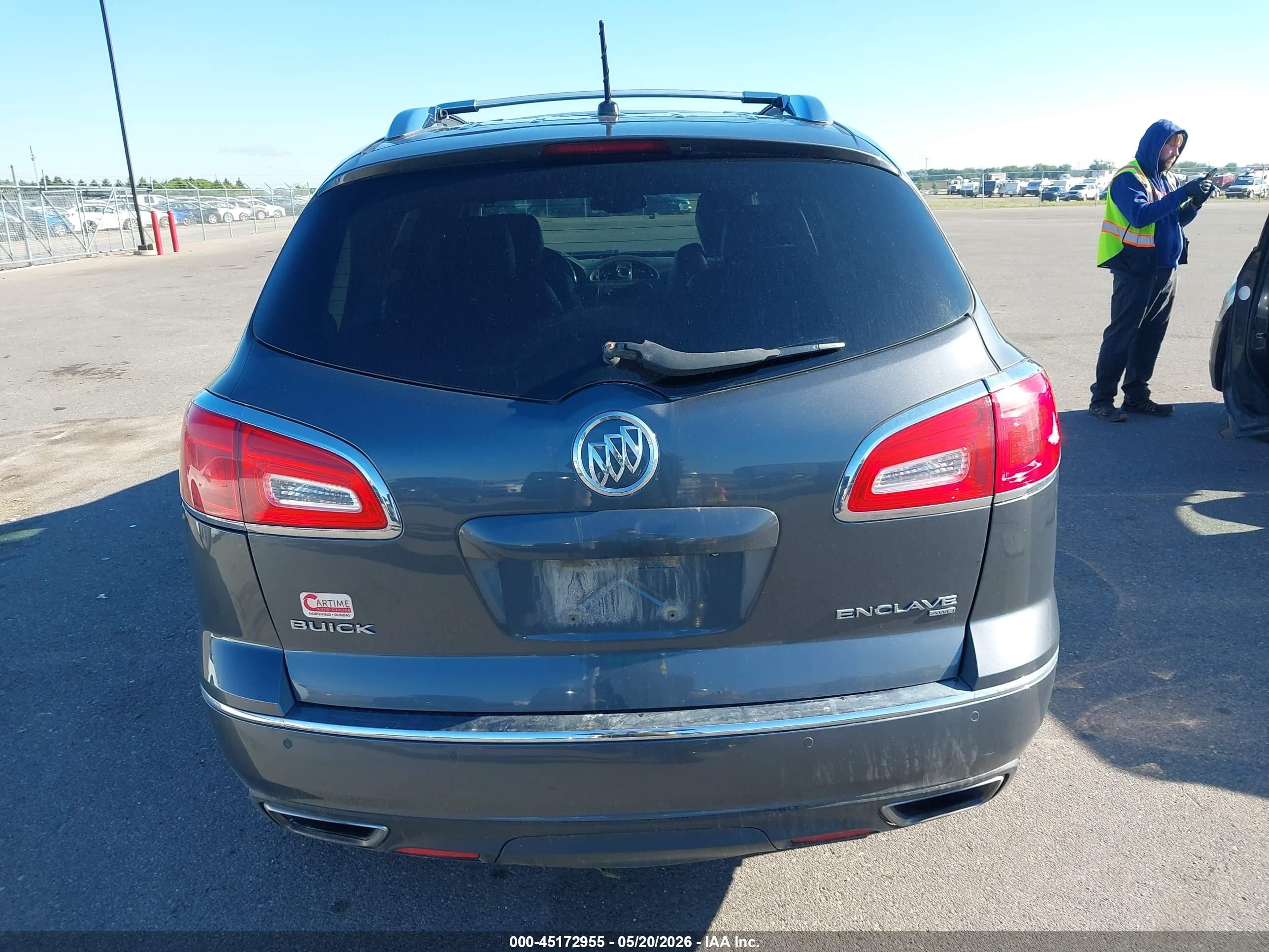 2014 Buick Enclave Leather Gray vin: 5GAKVBKD6EJ302661