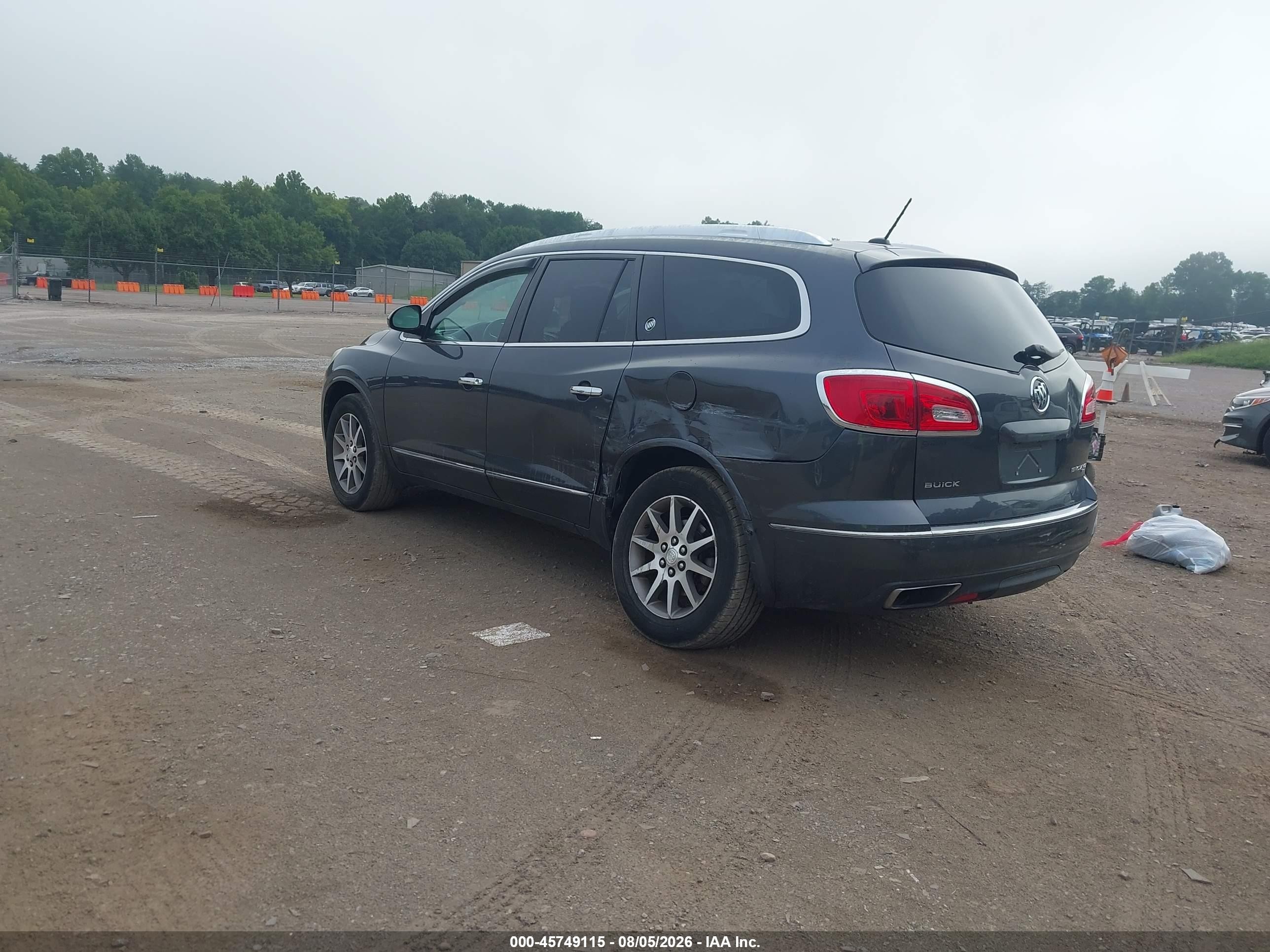 2014 Buick Enclave Leather Серый vin: 5GAKVBKD6EJ304765