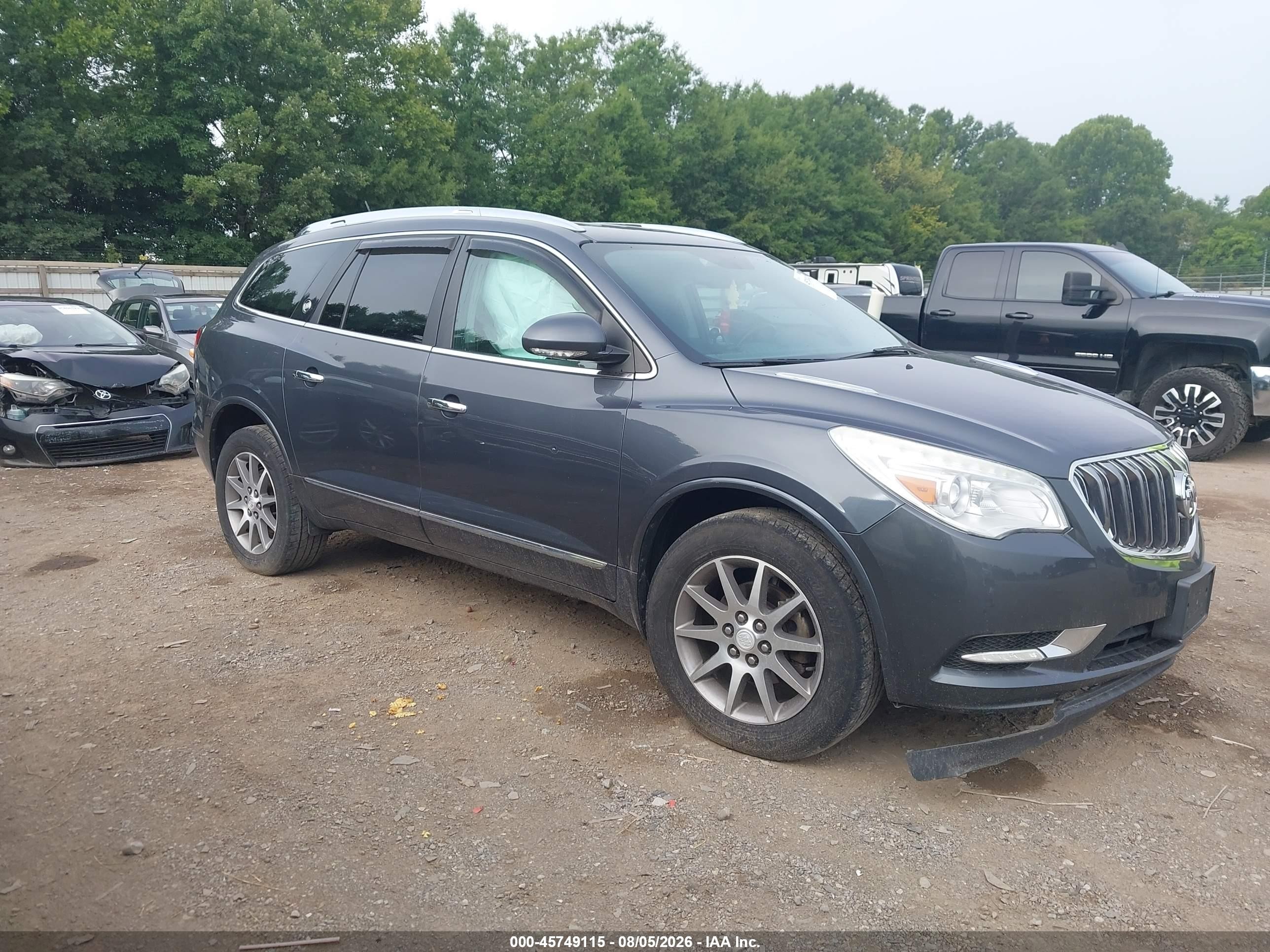 2014 Buick Enclave Leather Серый vin: 5GAKVBKD6EJ304765