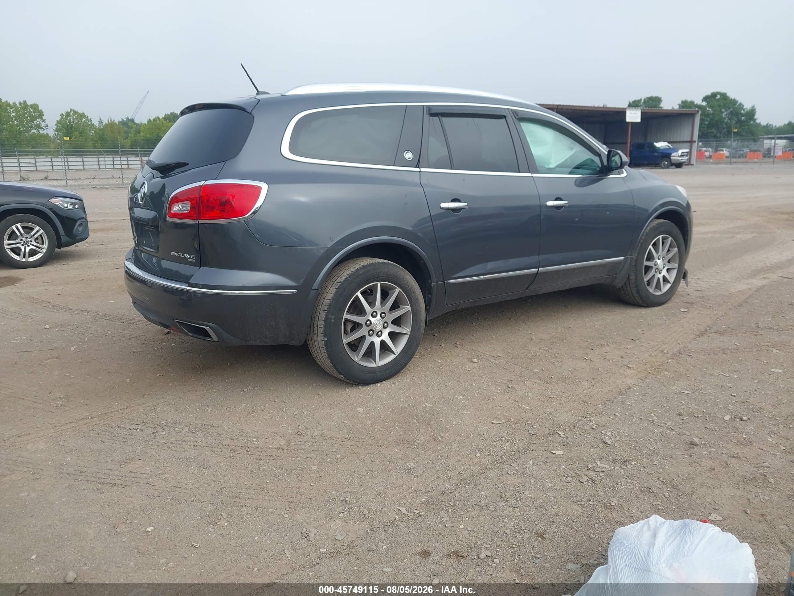 2014 Buick Enclave Leather Серый vin: 5GAKVBKD6EJ304765