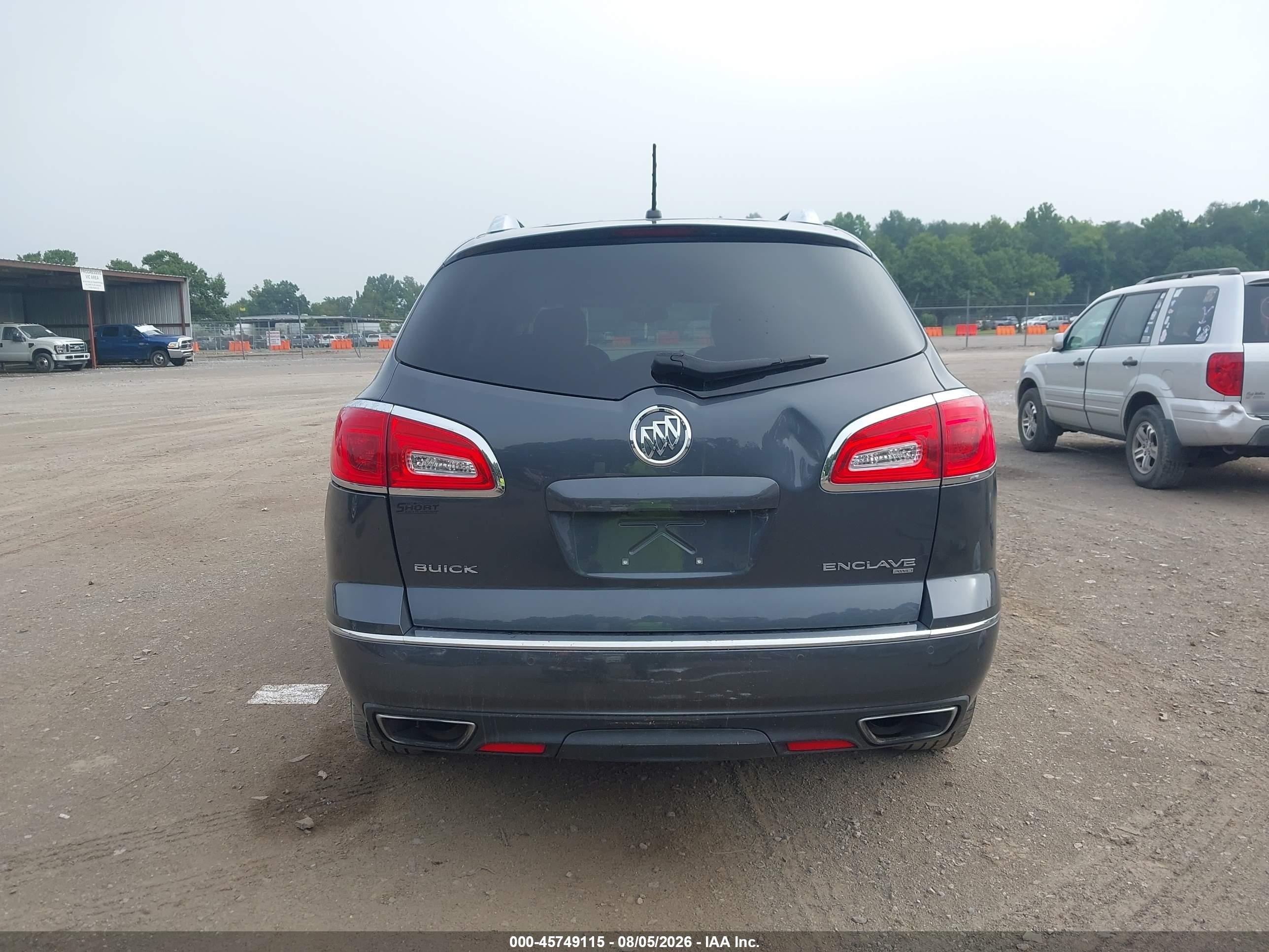 2014 Buick Enclave Leather Серый vin: 5GAKVBKD6EJ304765