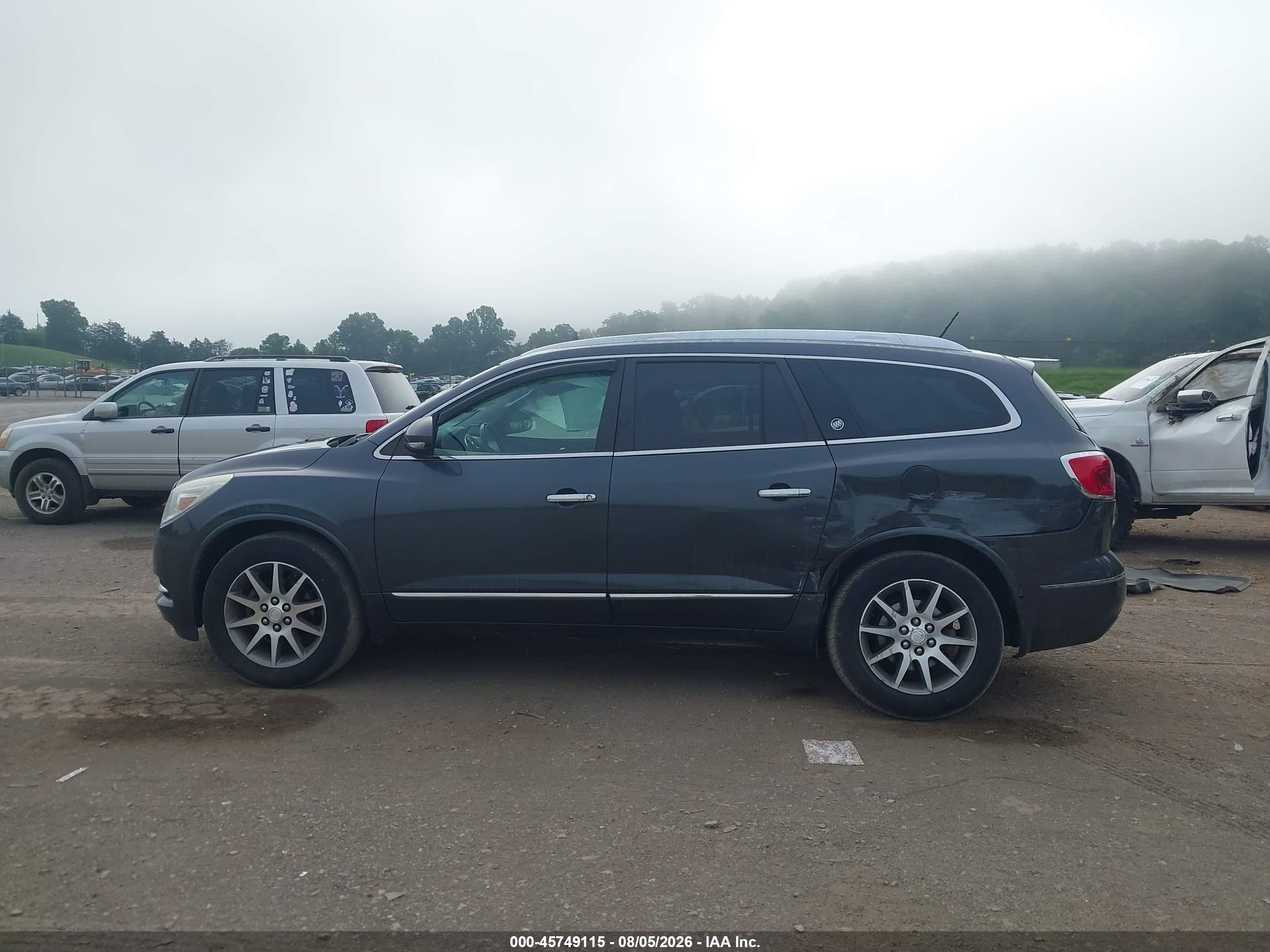 2014 Buick Enclave Leather Серый vin: 5GAKVBKD6EJ304765