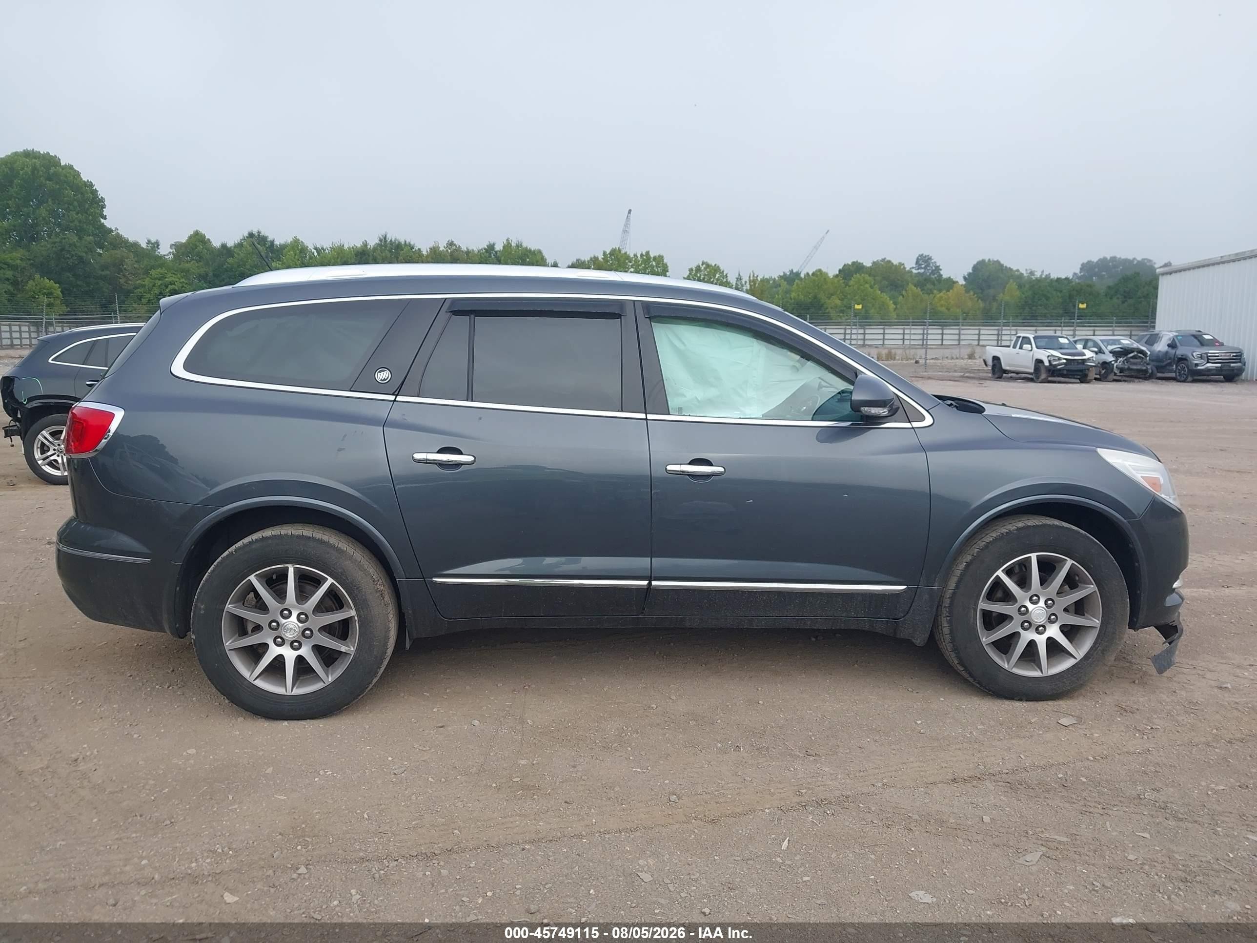 2014 Buick Enclave Leather Серый vin: 5GAKVBKD6EJ304765