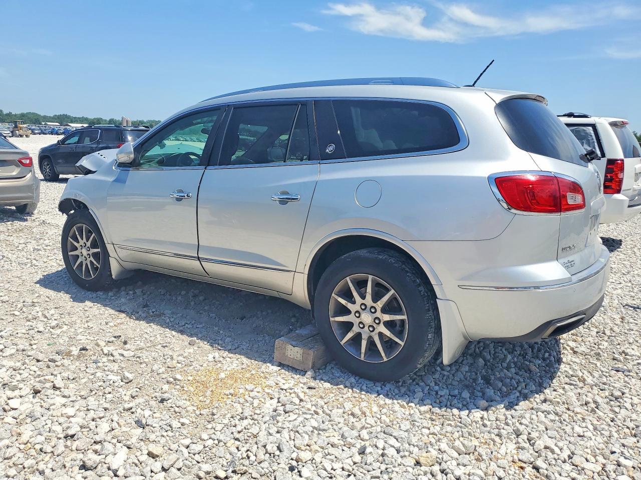 2014 Buick Enclave Silver vin: 5GAKVBKD6EJ327866