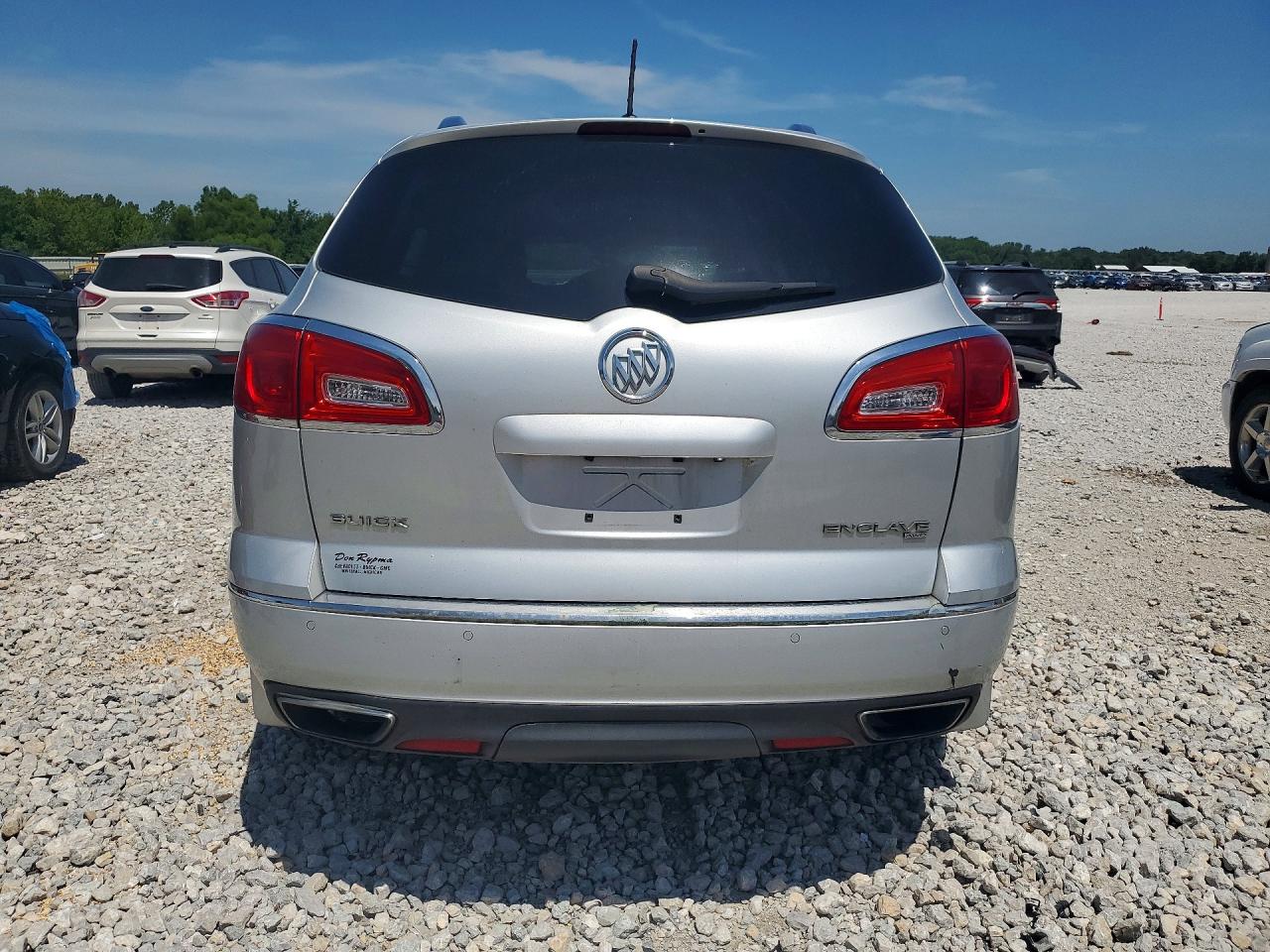 2014 Buick Enclave Silver vin: 5GAKVBKD6EJ327866