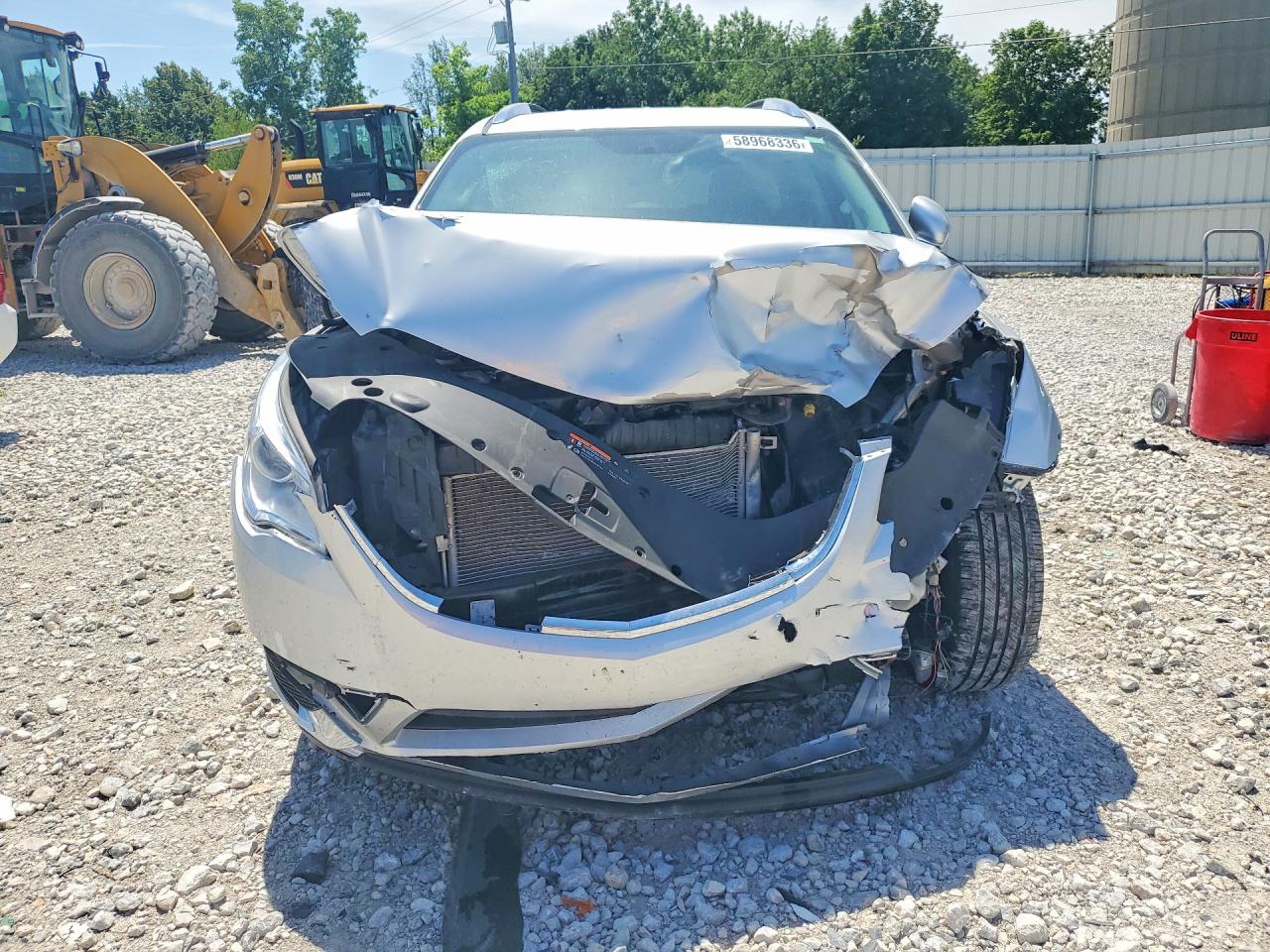 2014 Buick Enclave Silver vin: 5GAKVBKD6EJ327866