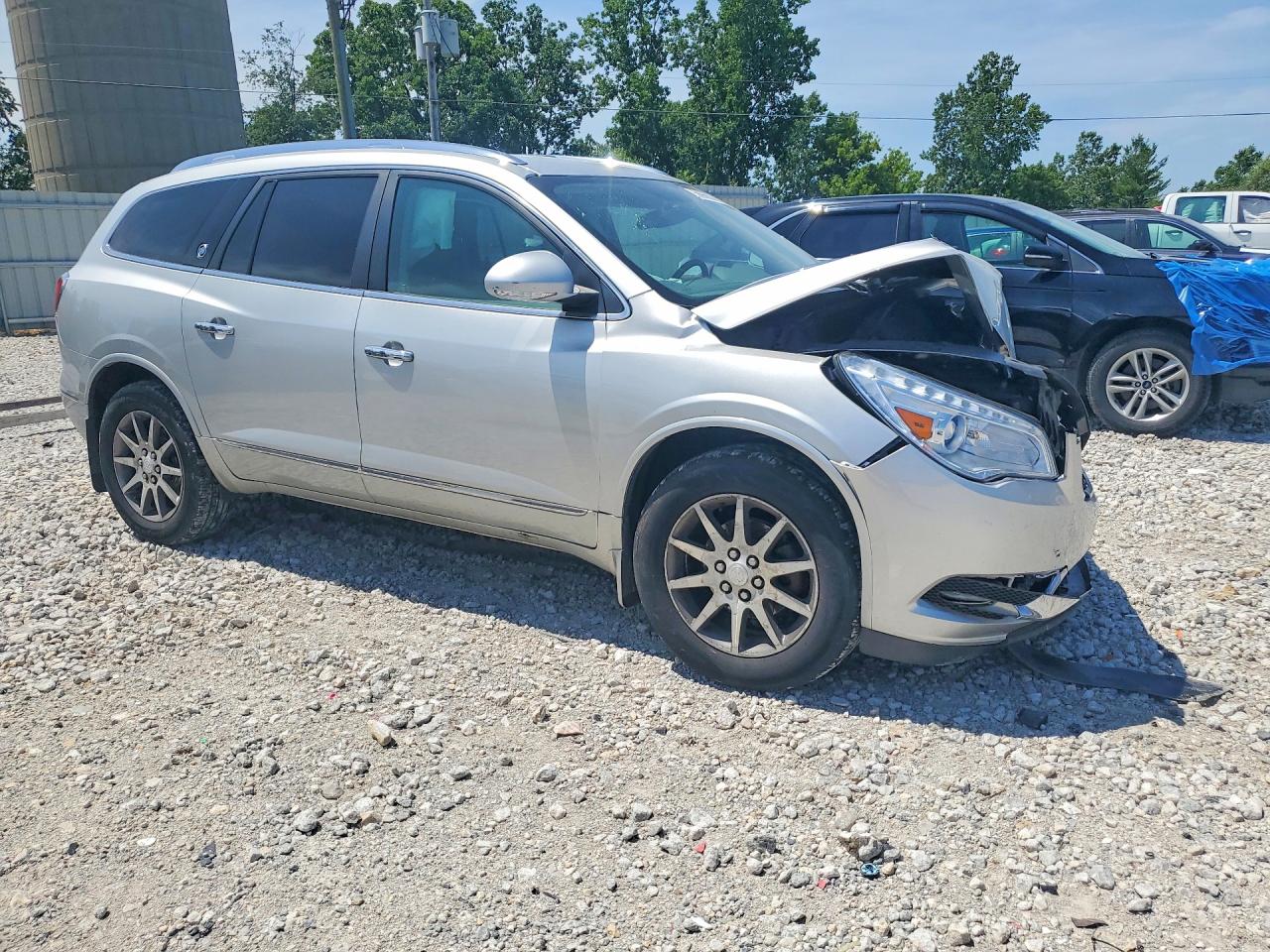 2014 Buick Enclave Silver vin: 5GAKVBKD6EJ327866