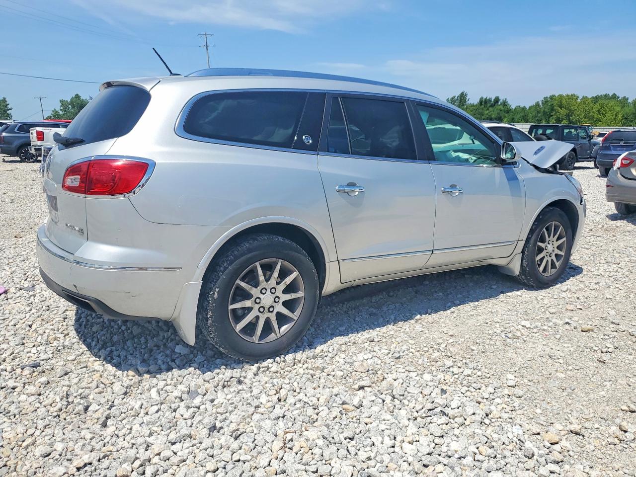 2014 Buick Enclave Silver vin: 5GAKVBKD6EJ327866