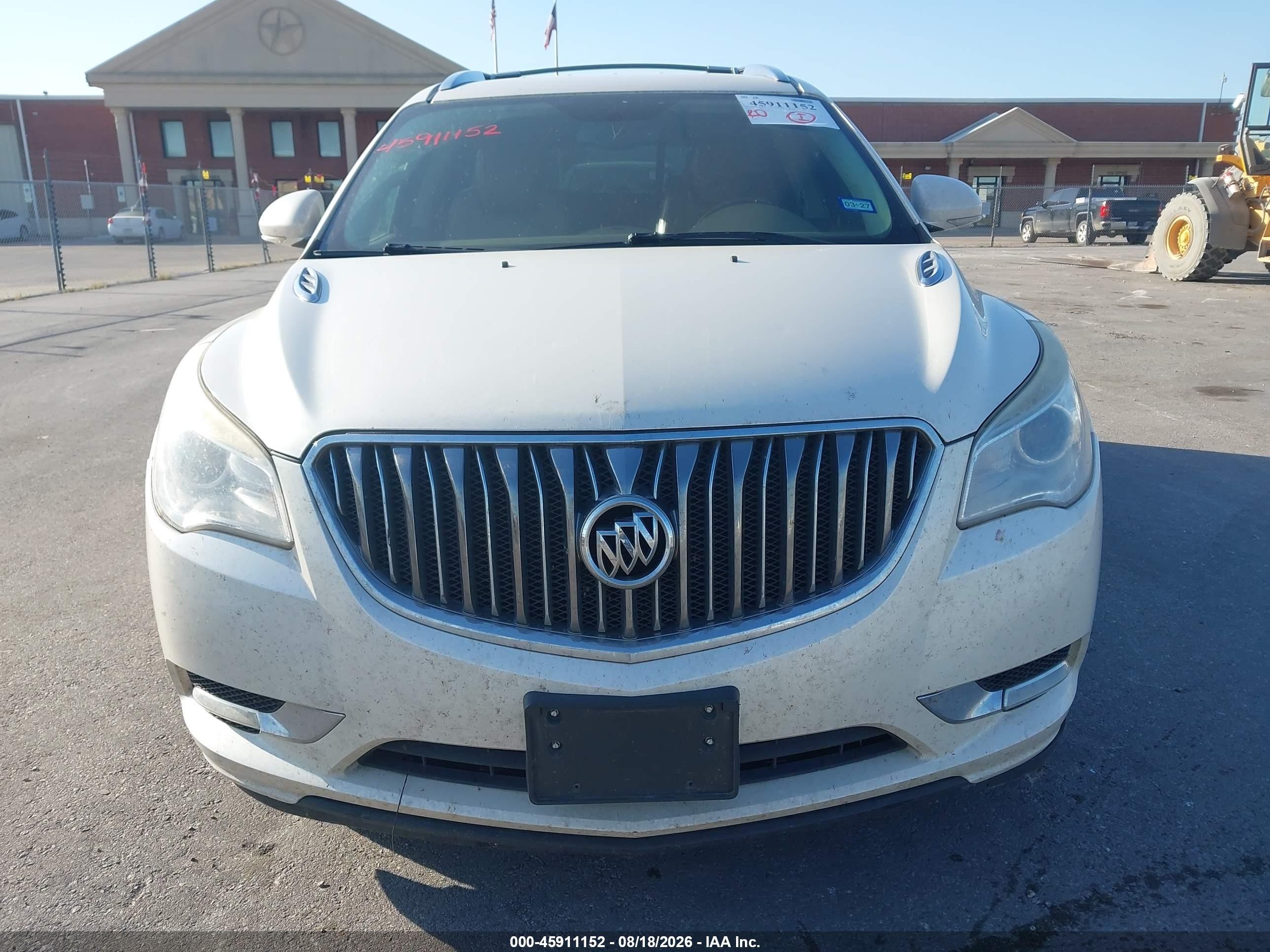 2014 Buick Enclave Leather White vin: 5GAKVBKD6EJ344618