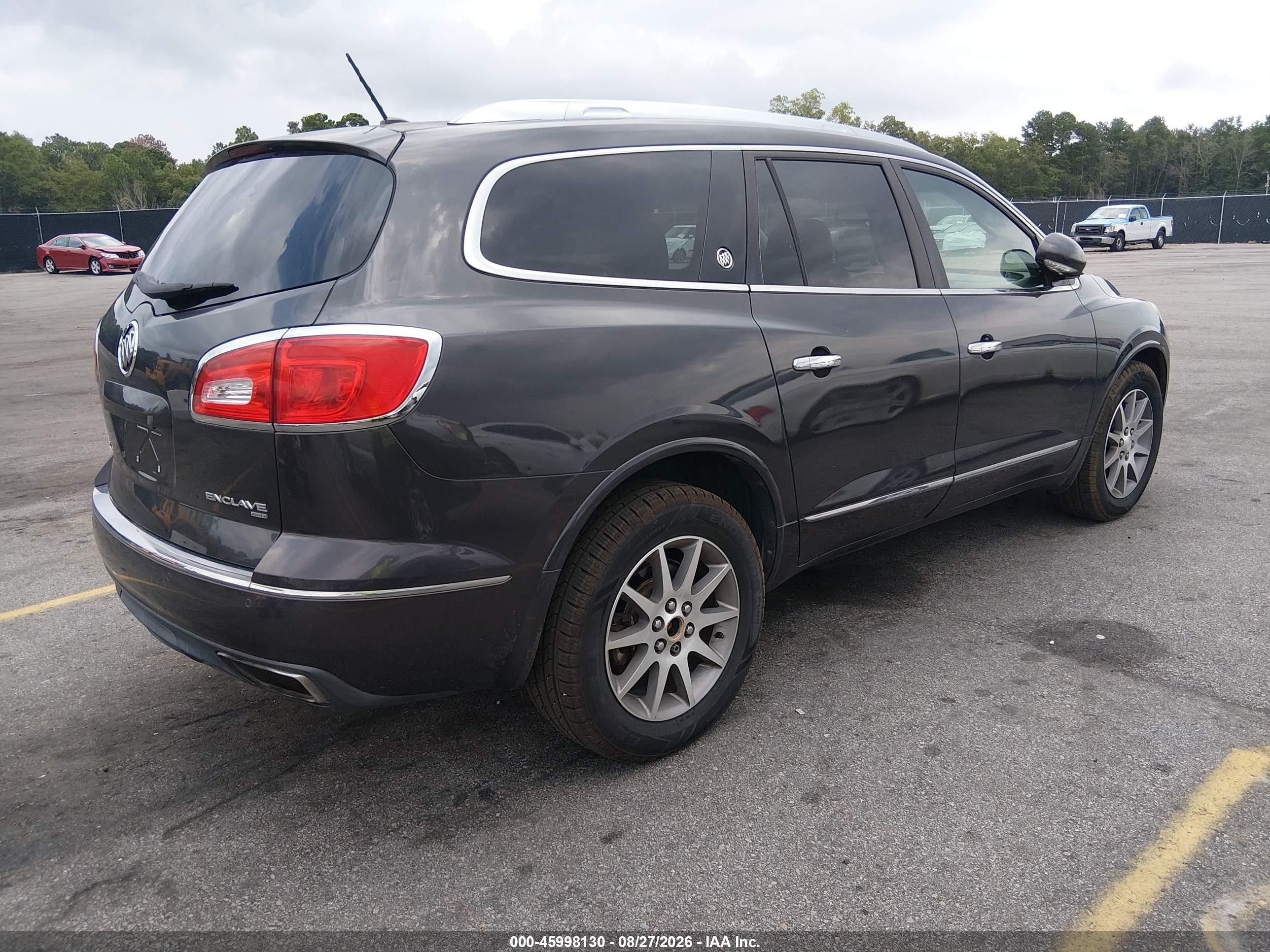 2015 Buick Enclave Leather Gray vin: 5GAKVBKD6FJ166677