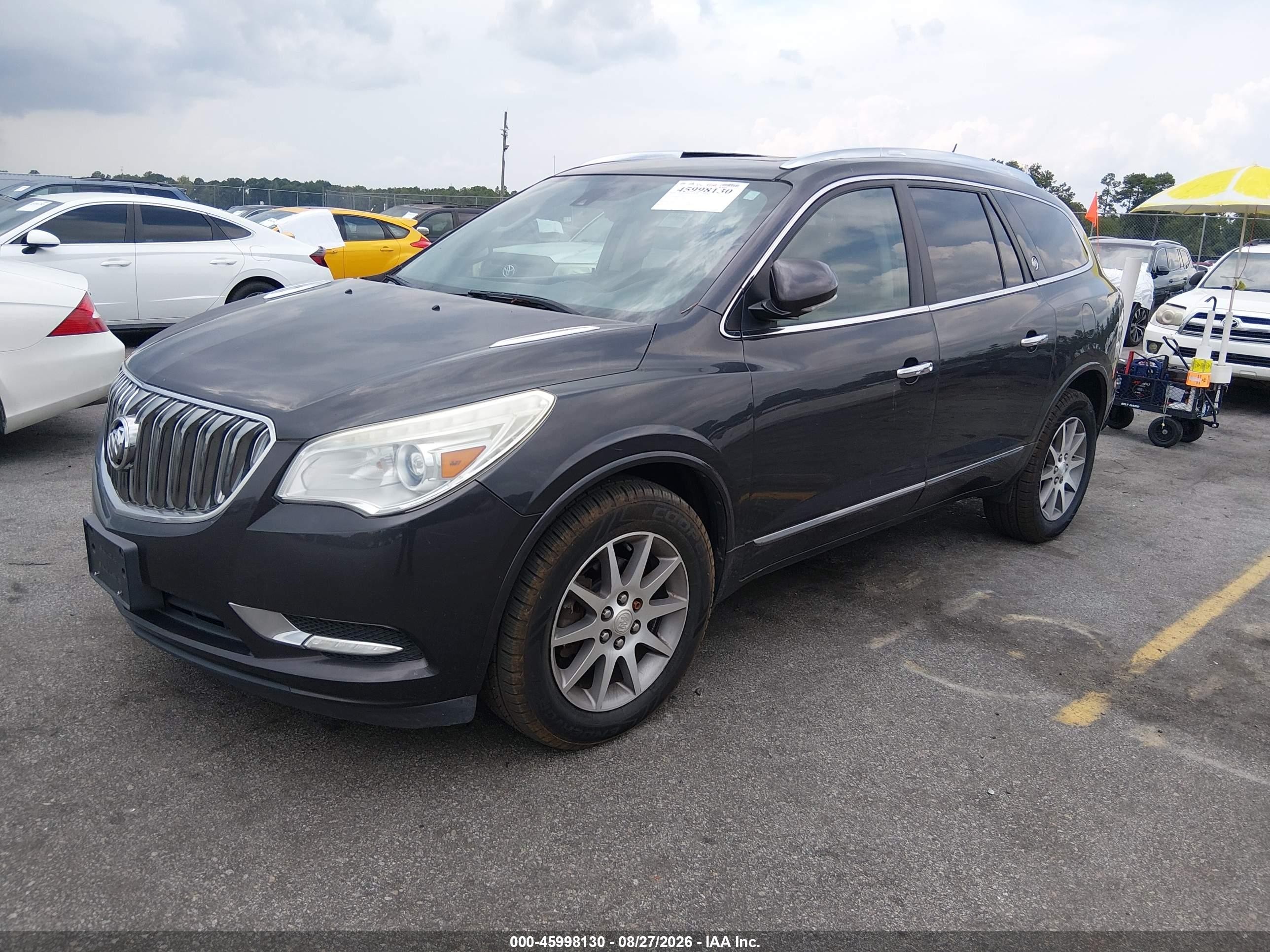 2015 Buick Enclave Leather Gray vin: 5GAKVBKD6FJ166677