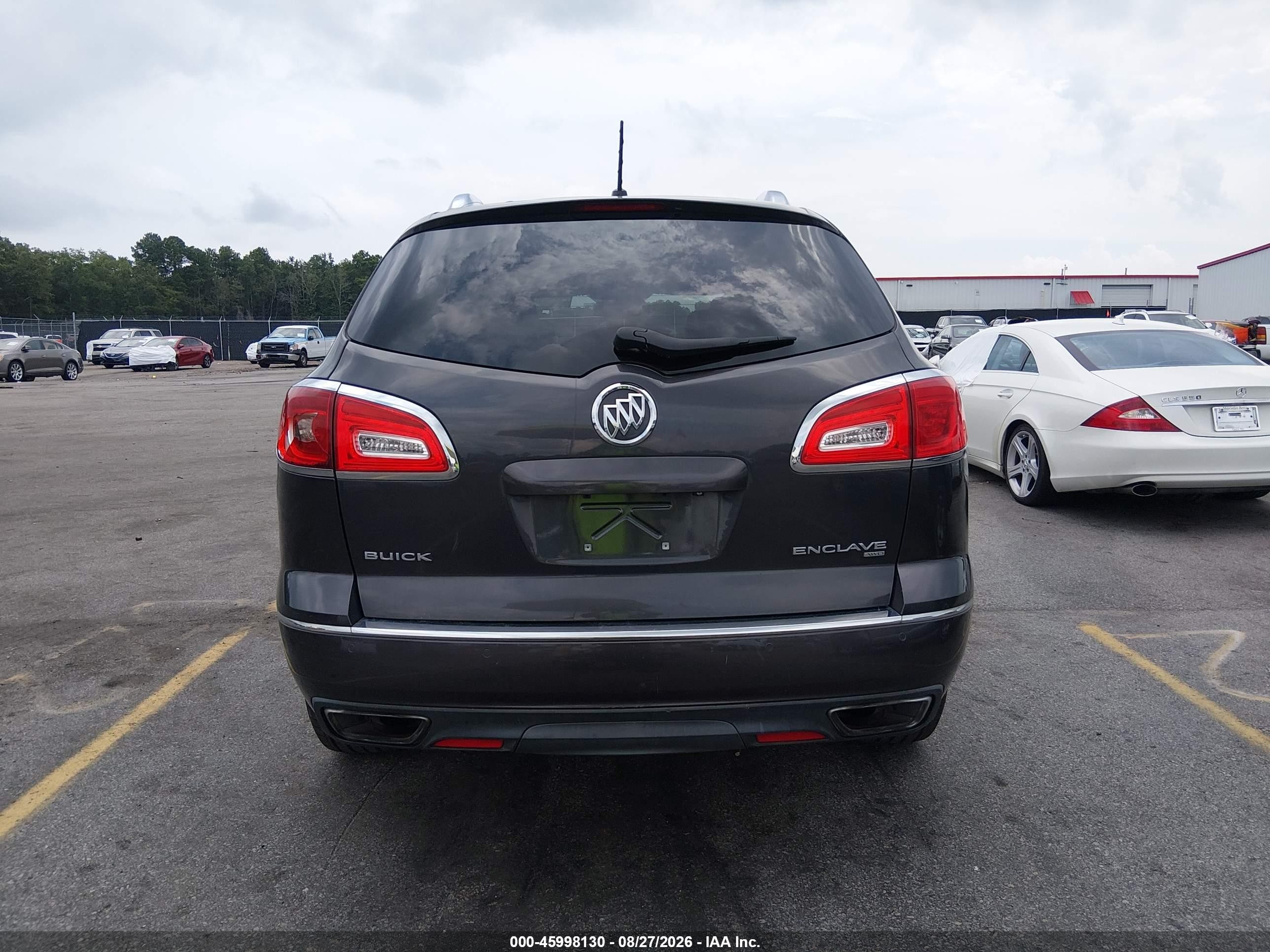 2015 Buick Enclave Leather Gray vin: 5GAKVBKD6FJ166677