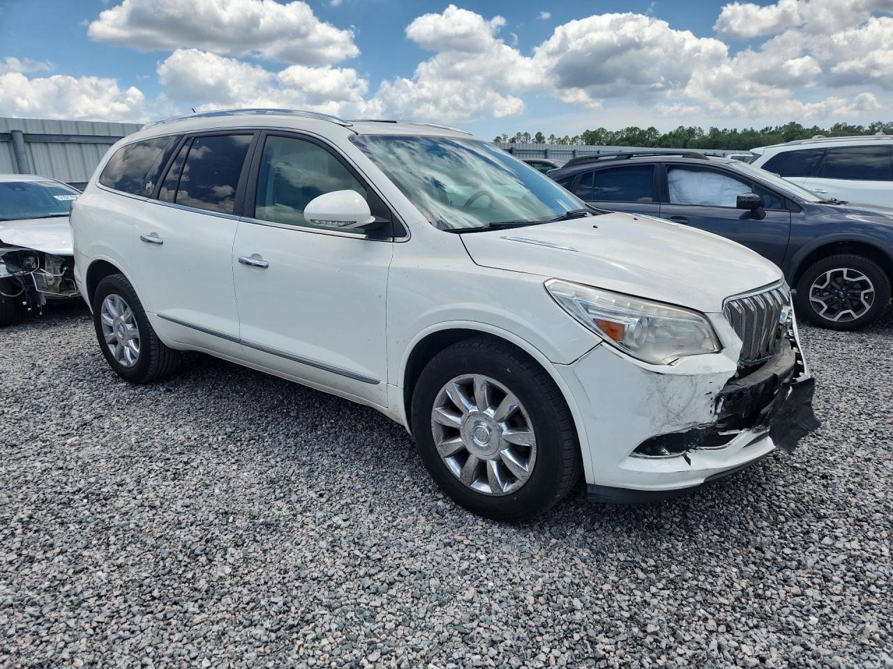 2015 Buick Enclave Белый vin: 5GAKVBKD6FJ287175