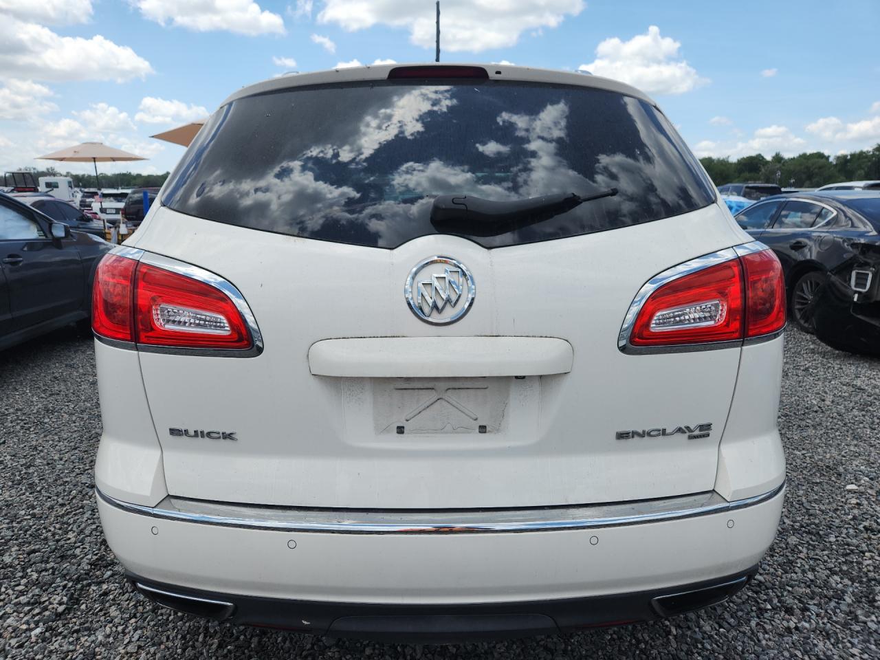 2015 Buick Enclave Белый vin: 5GAKVBKD6FJ287175