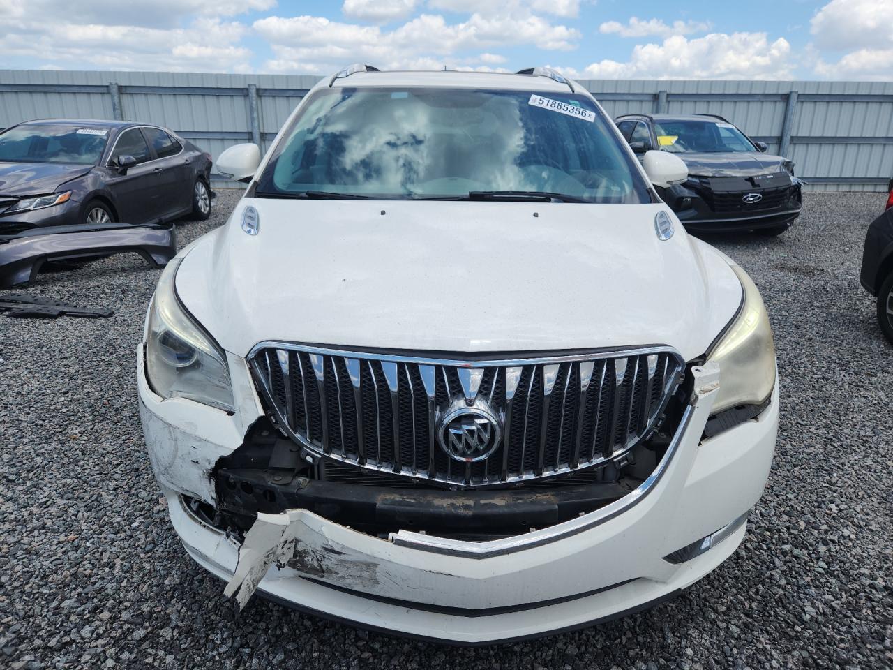 2015 Buick Enclave Белый vin: 5GAKVBKD6FJ287175